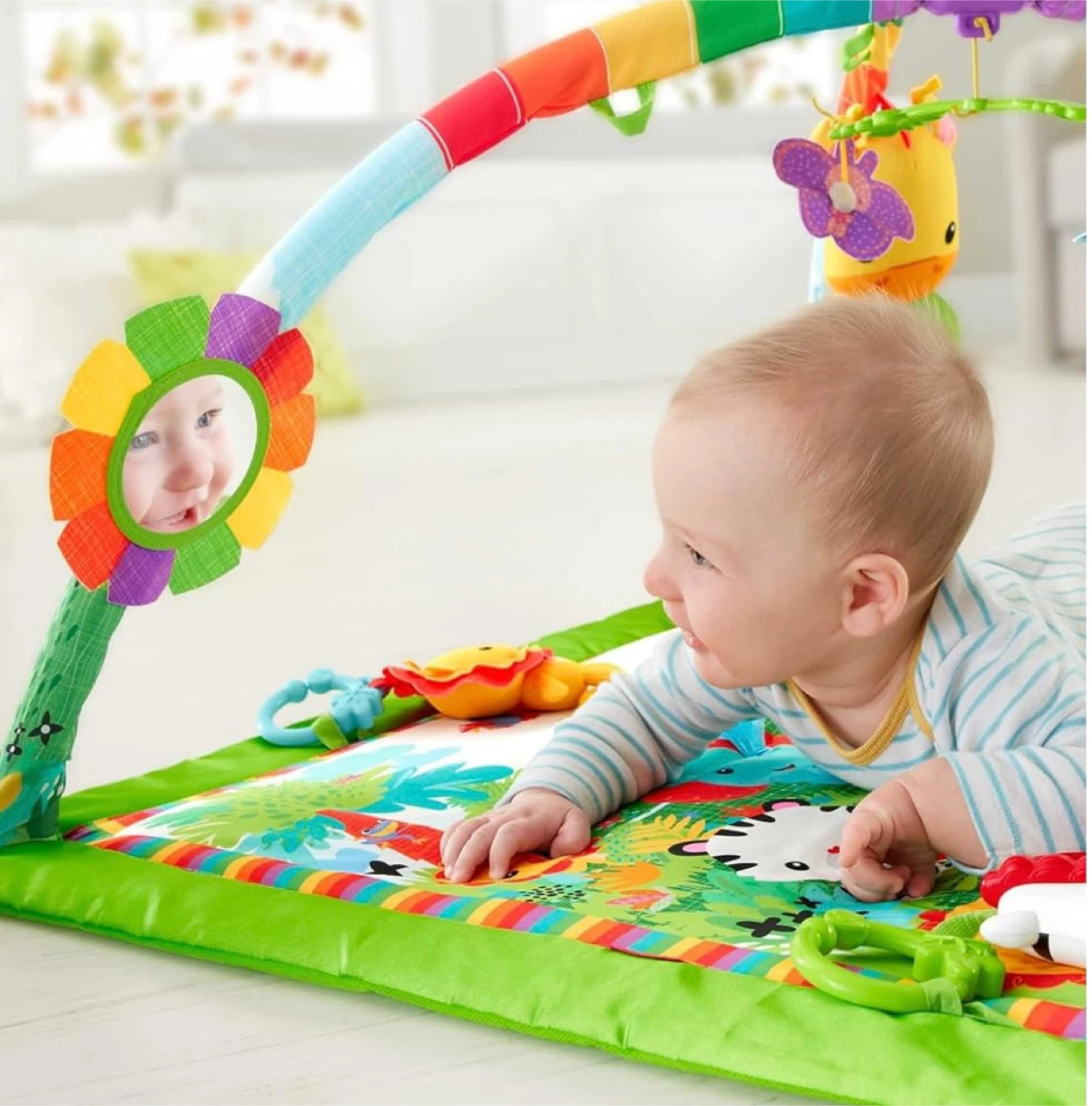 New Fisher-Price Play Gym with Animal Toys - photo 4