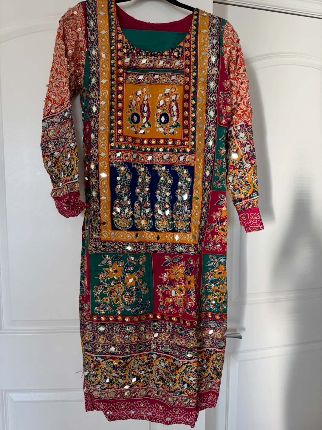 PRICE REDUCED-Embroidered Kurti and Pants Set
