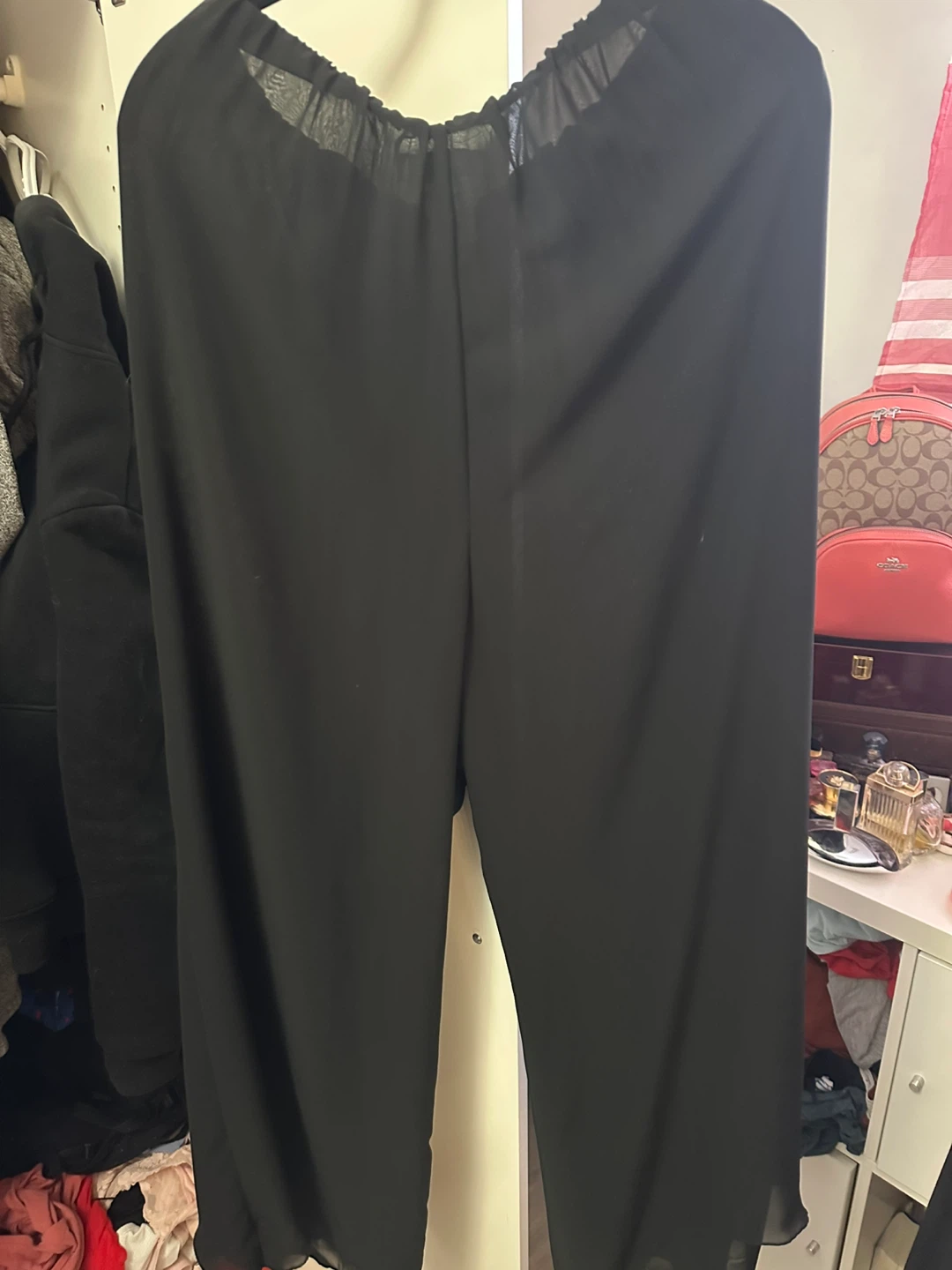 Tradition Women's Black Wide Leg Polyester Pants🧡 - photo 2