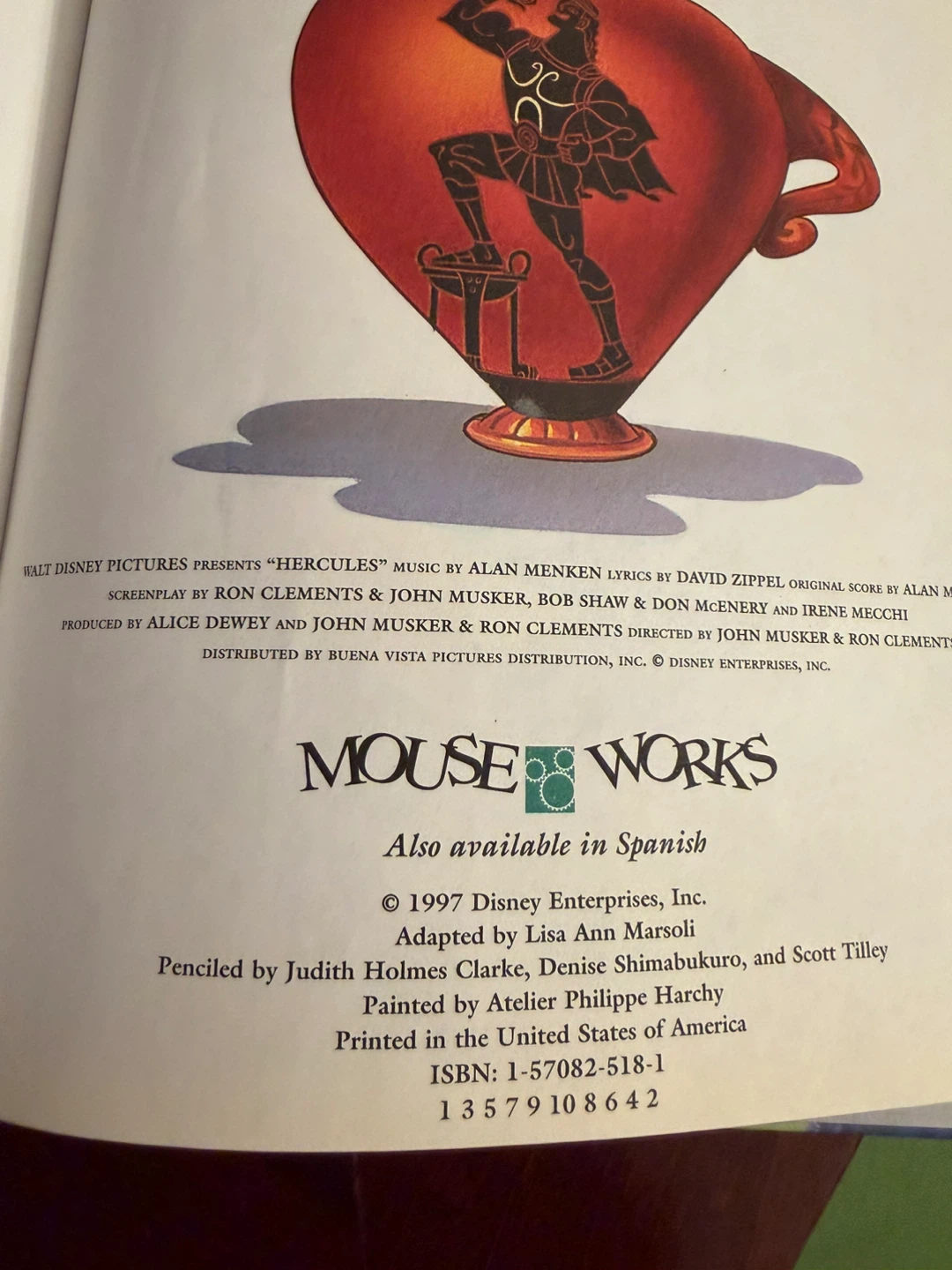 Disney's Hercules Classic Storybook by Mouse Works - photo 3