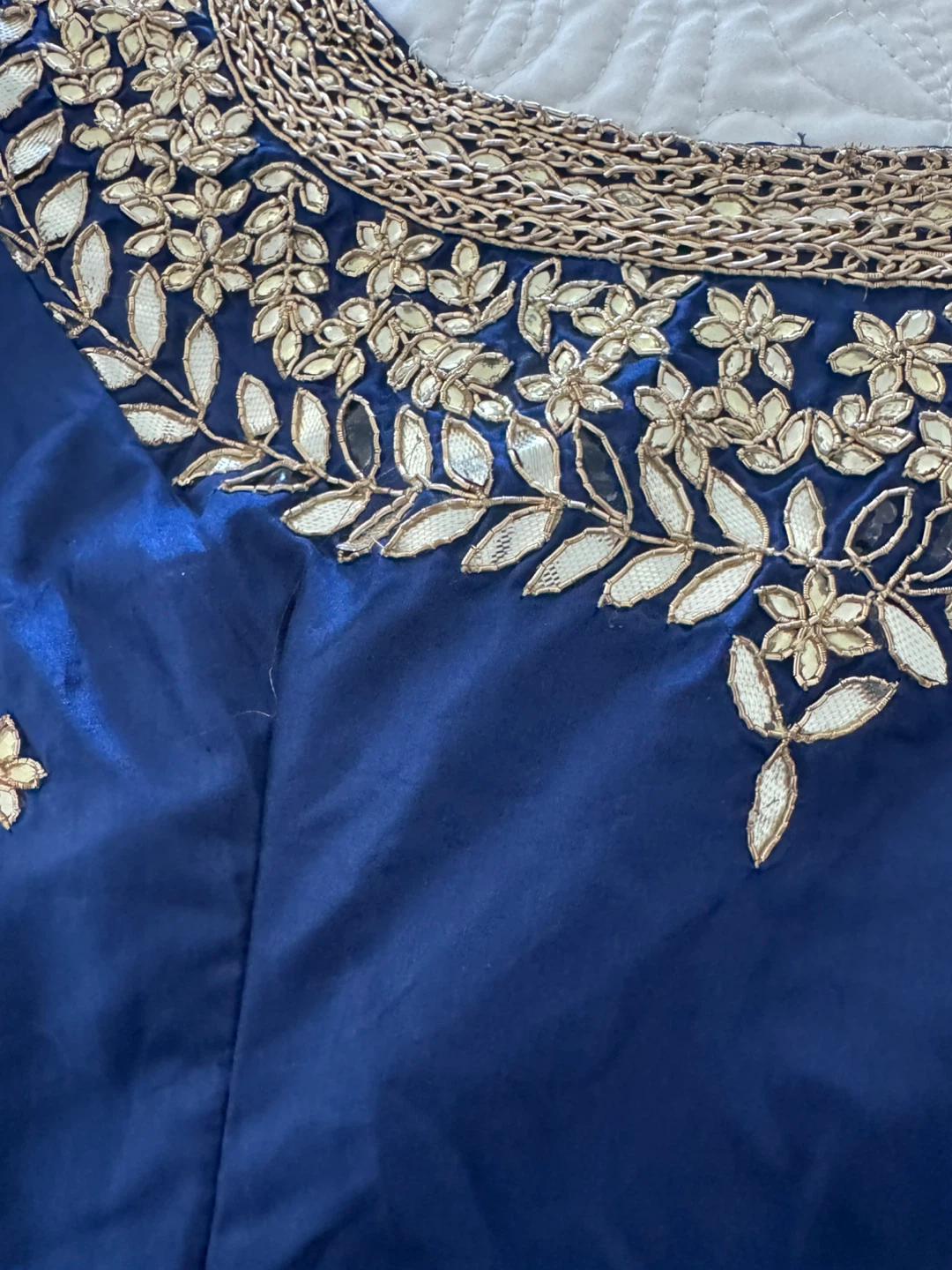 PRICE REDUCED-Embroidered Blue Punjabi suit - photo 3