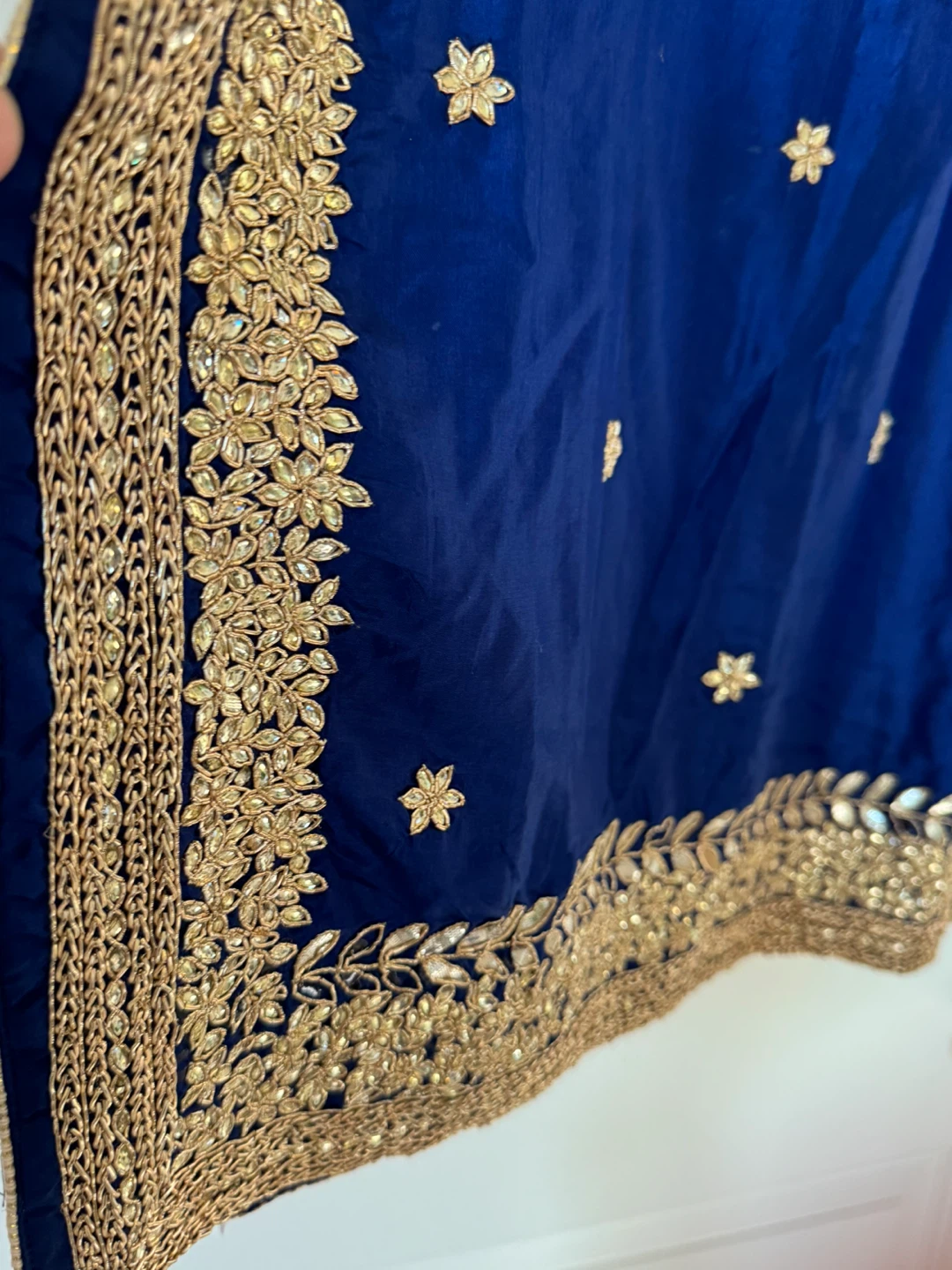 PRICE REDUCED-Embroidered Blue Punjabi suit - photo 2