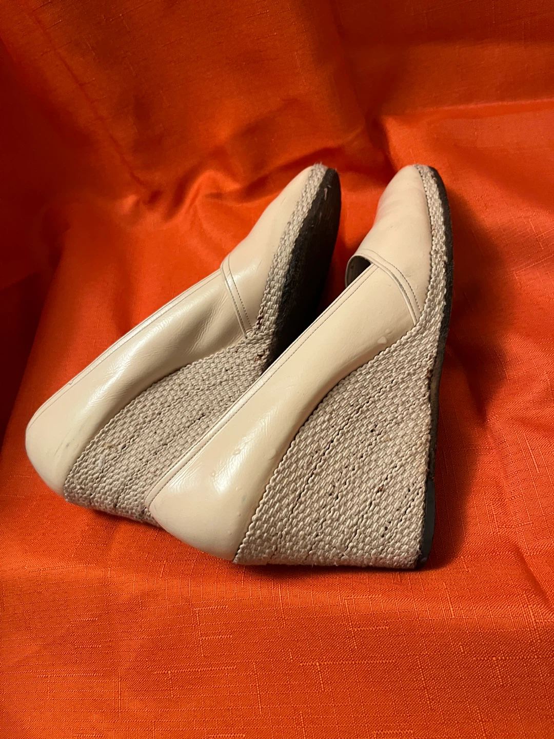 Salvatore Ferragamo Beige Leather Wedge Heels - photo 5