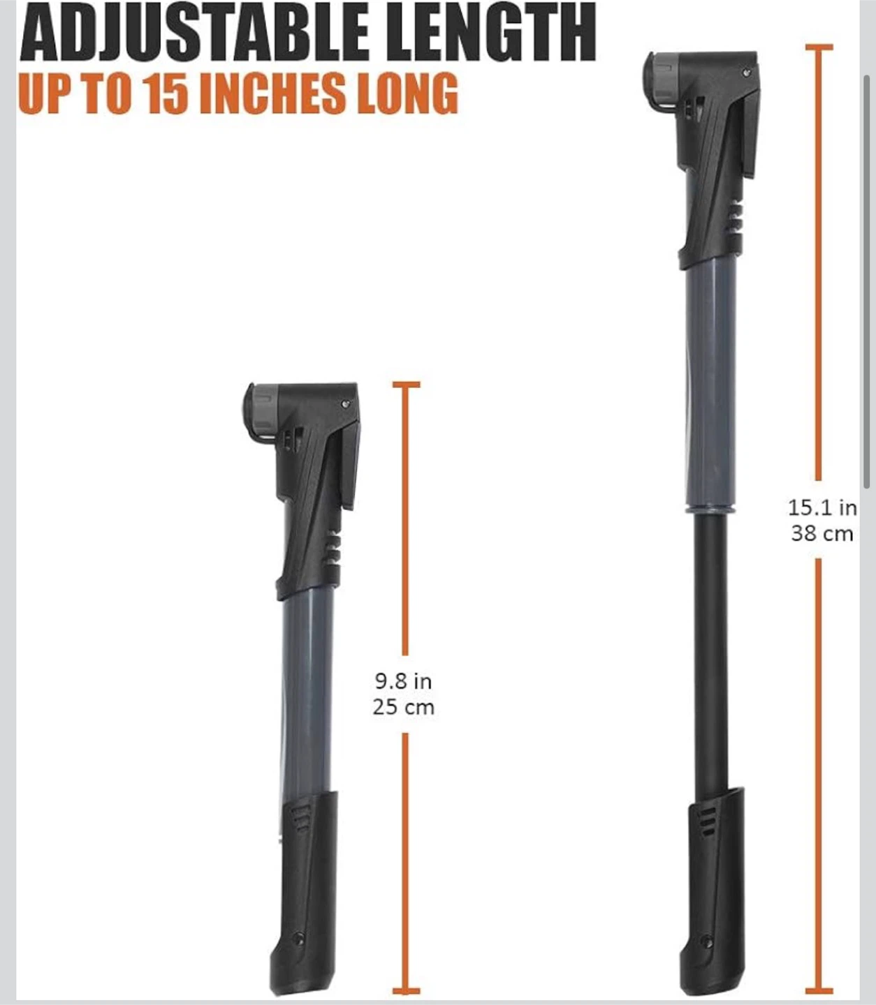 Portable Bicycle Pump with Smart Valve - photo 3