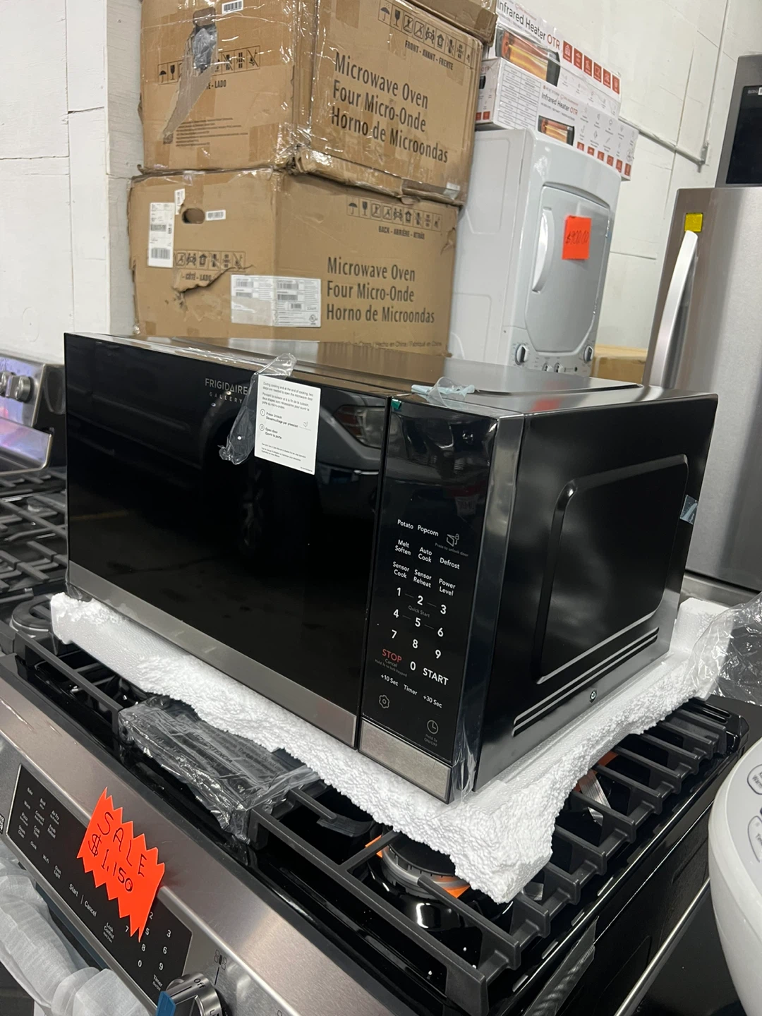 Frigidaire Gallery Black Microwave