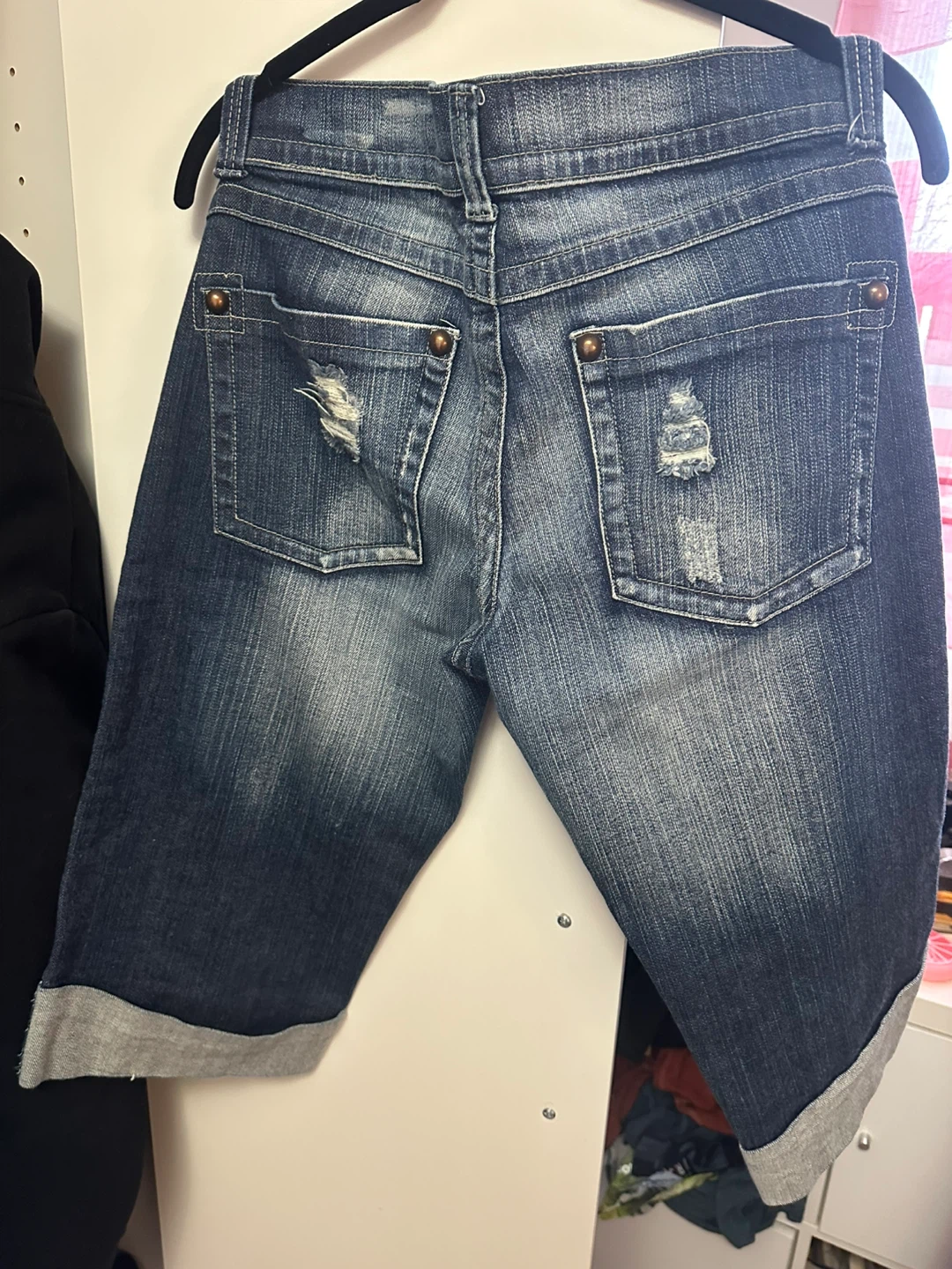 BTM Heart Jeans Capris🧡 - photo 2