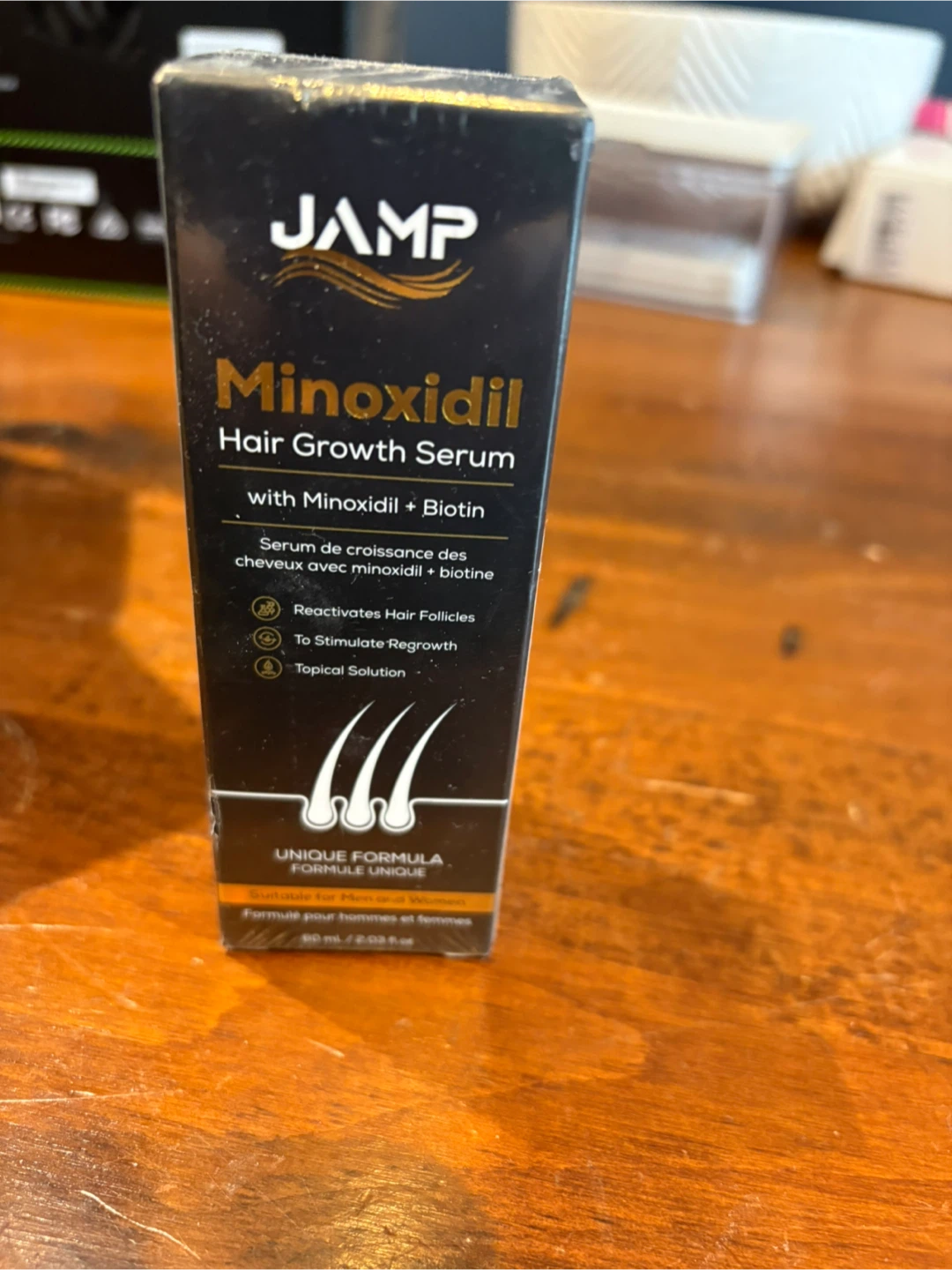 JAMP Minoxidil Hair Growth Serum with Minoxidil + Biotin - 60 ml - photo 4