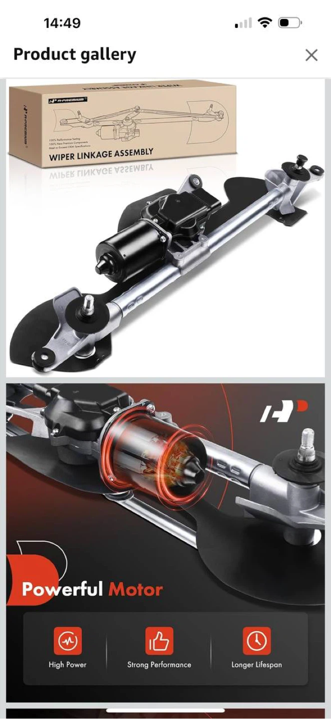 Premium Windshield Wiper Transmission Linkage with - photo 2