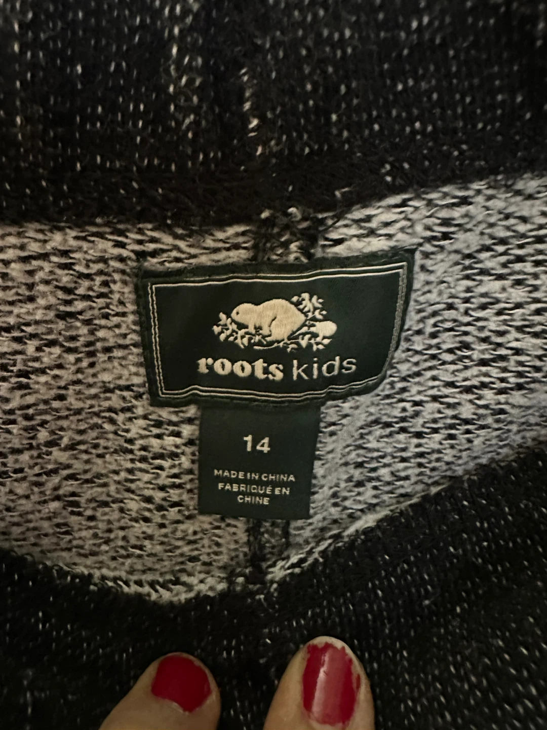 Roots Kids Sweatpants Size 14 Black🧡 - photo 3