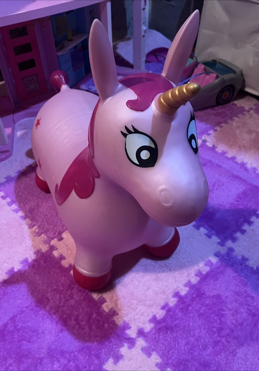 Unicorn Ride on Bouncy Hopper 🧡 Barely Used - photo 2