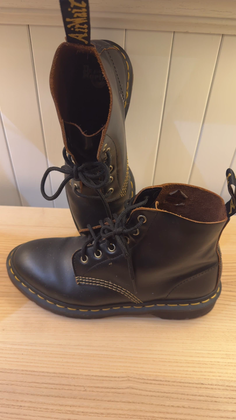 Dr. Martens Black Leather Ankle Boots