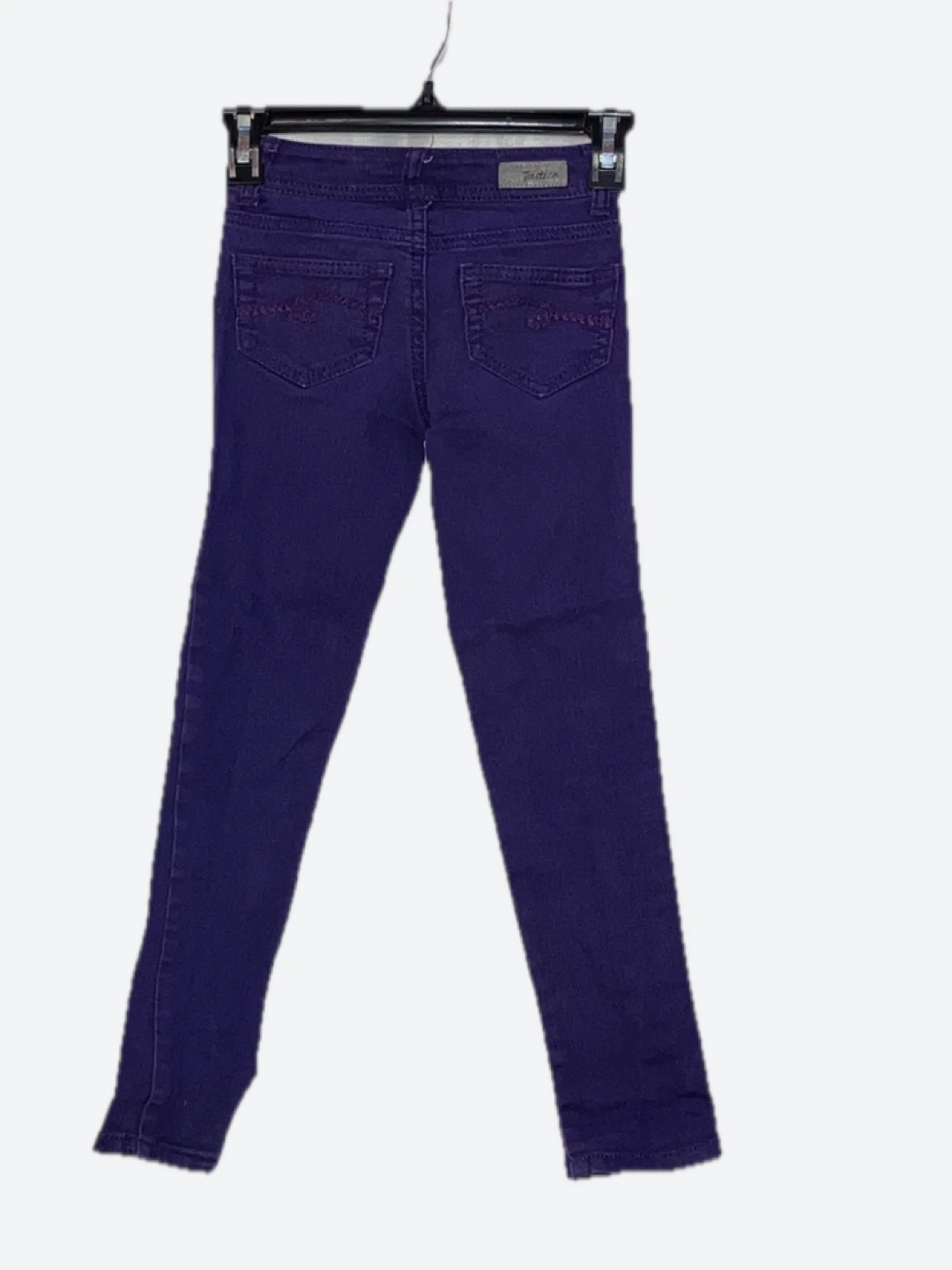 Justice Girls Purple Skinny Jeans Size 8 - photo 2