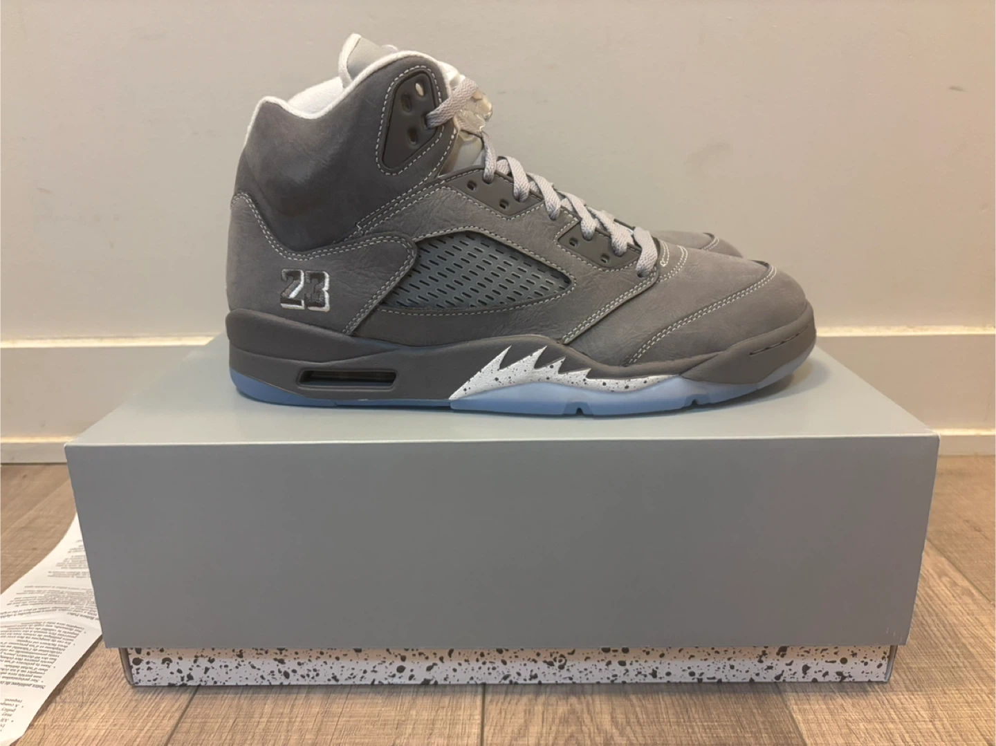 Jordan 5 Wolf Grey size 10.5 - photo 4