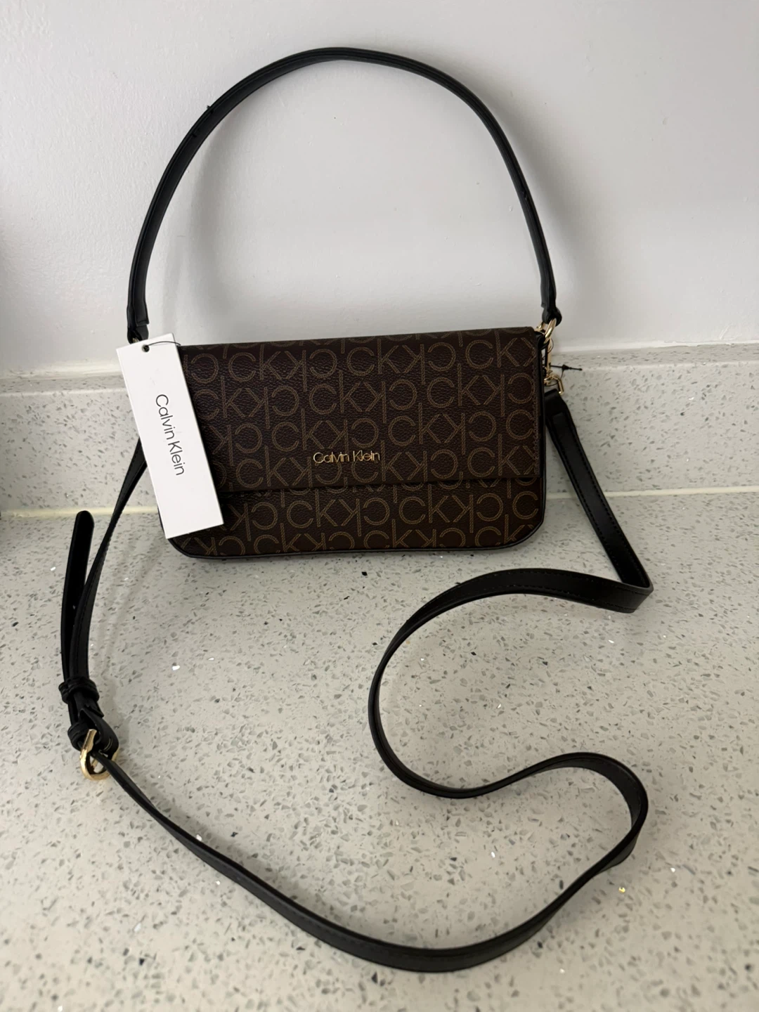 Calvin Klein Monogram Shoulder Bag