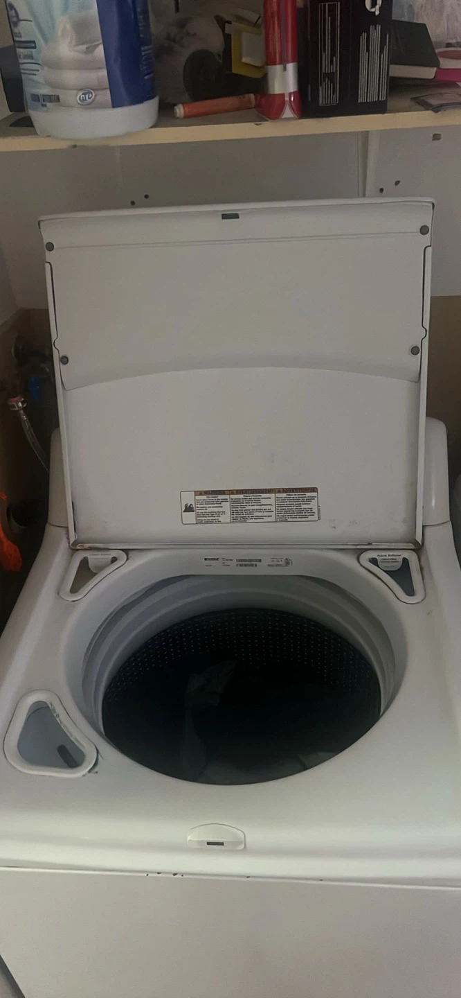 White Whirlpool Washer and Dryer Set - photo 5