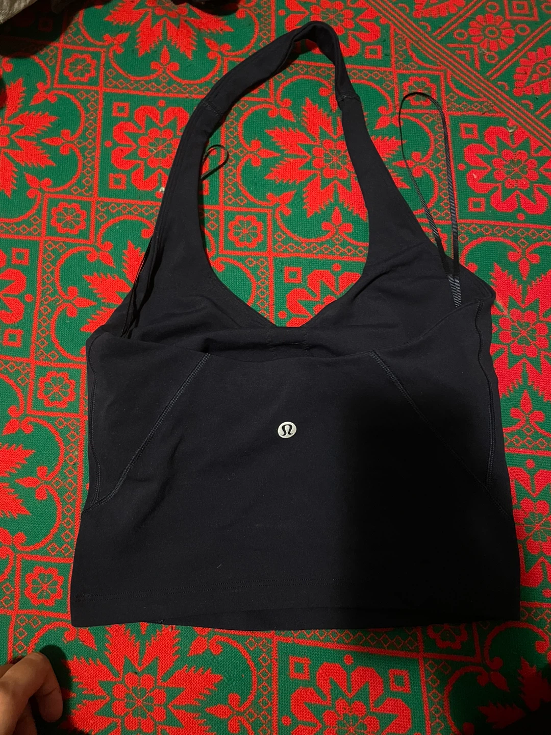 Lululemon Black Halter Neck Sports Bra Tank Top - photo 2