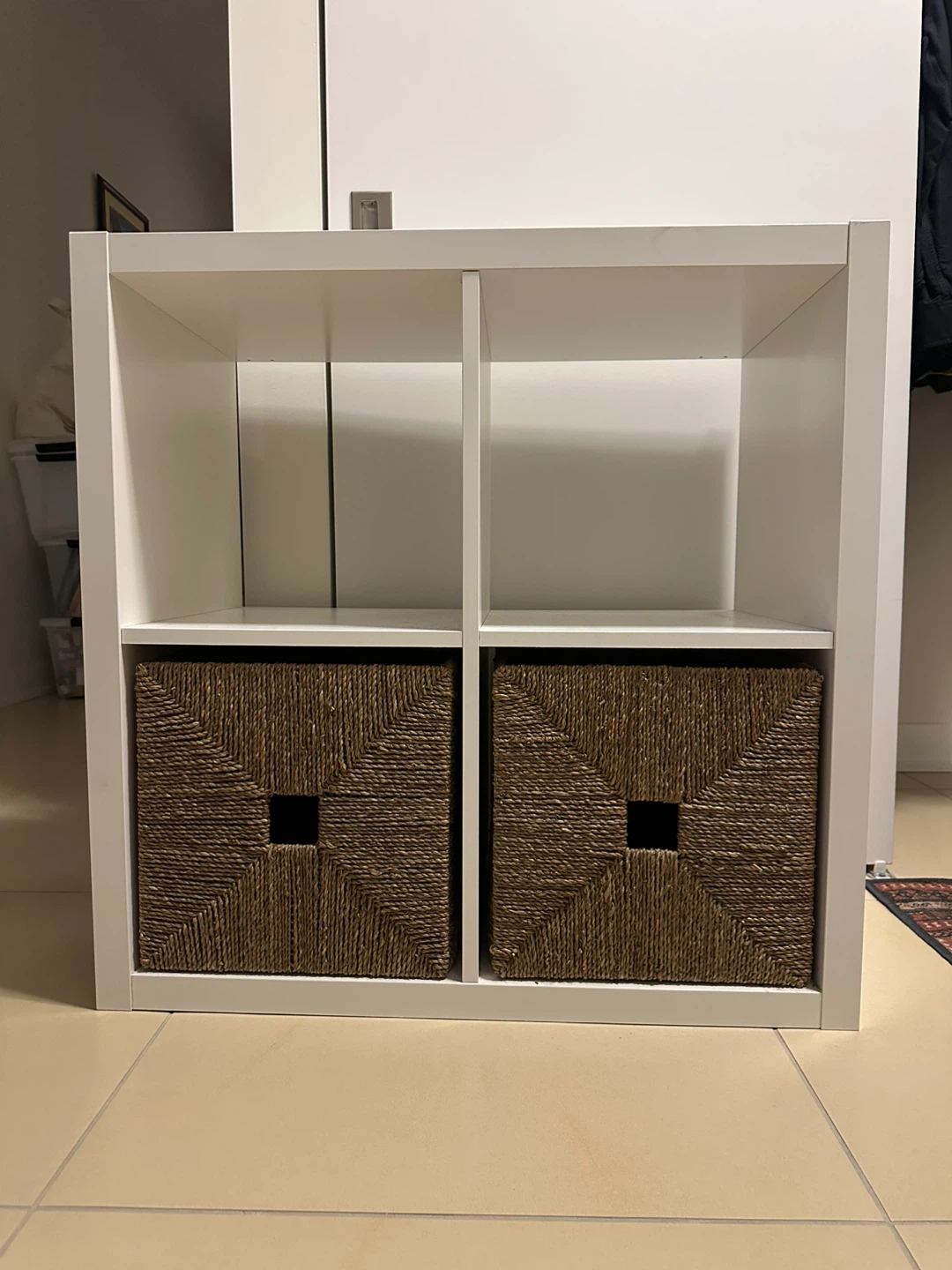 IKEA KALLAX 4-Cube Storage Unit - White