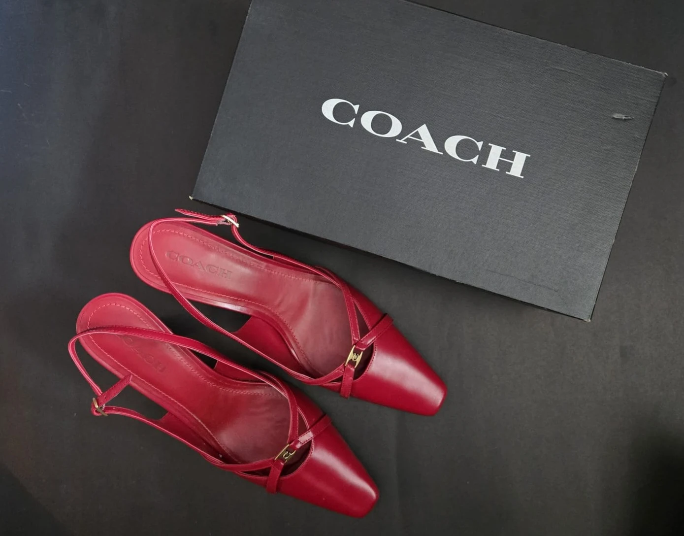 NEW COACH Rowyn Slingback Heels Womens Size 11