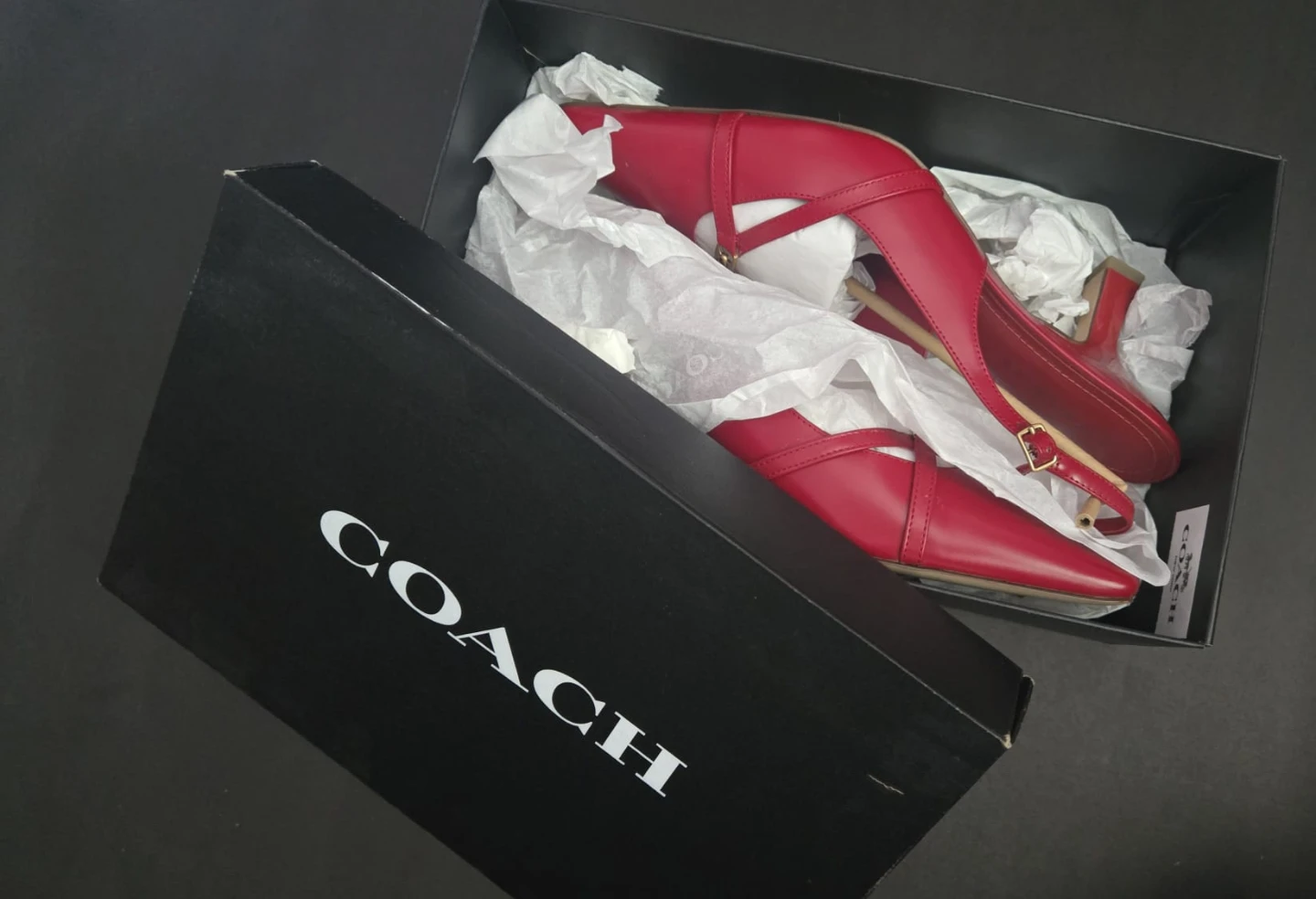 NEW COACH Rowyn Slingback Heels Womens Size 11 - photo 5