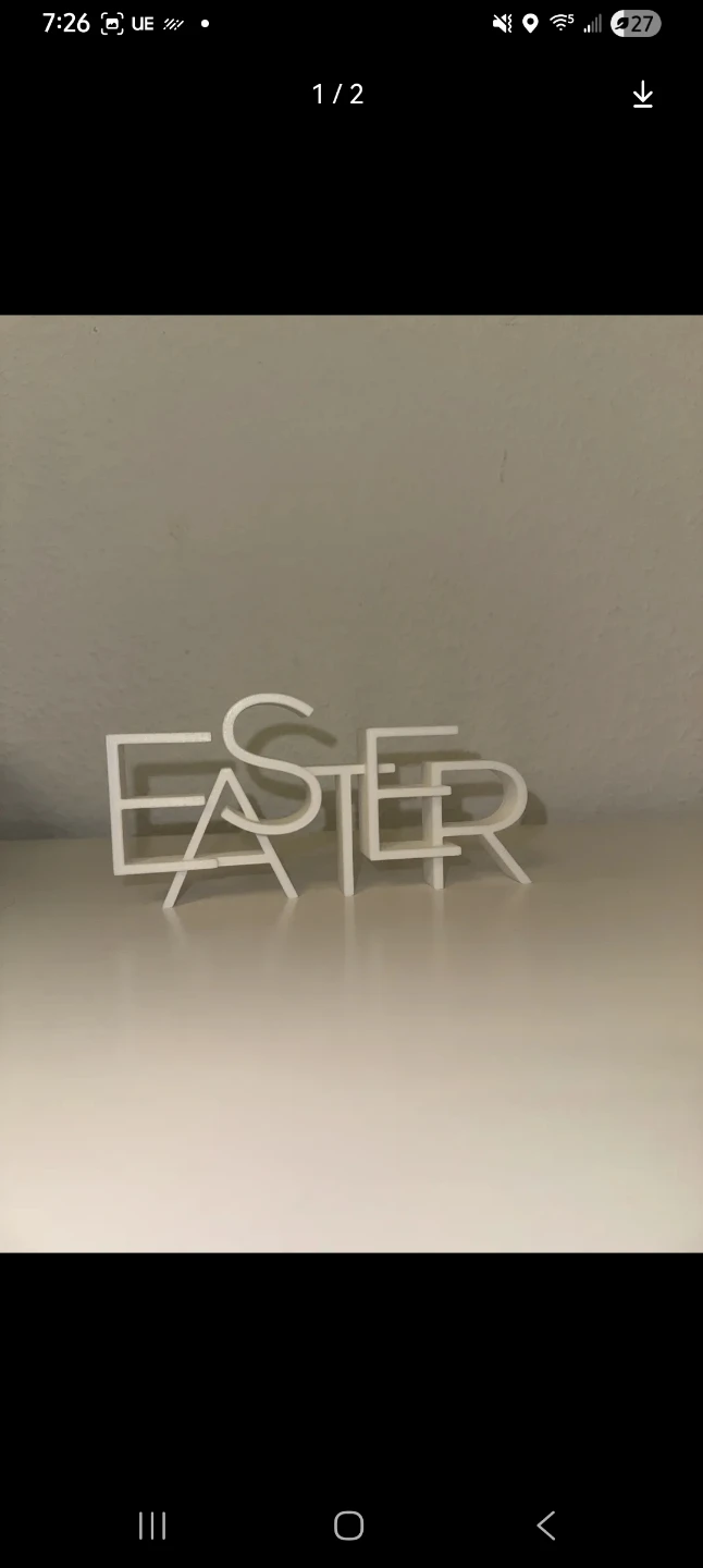 White Easter Tabletop Decor