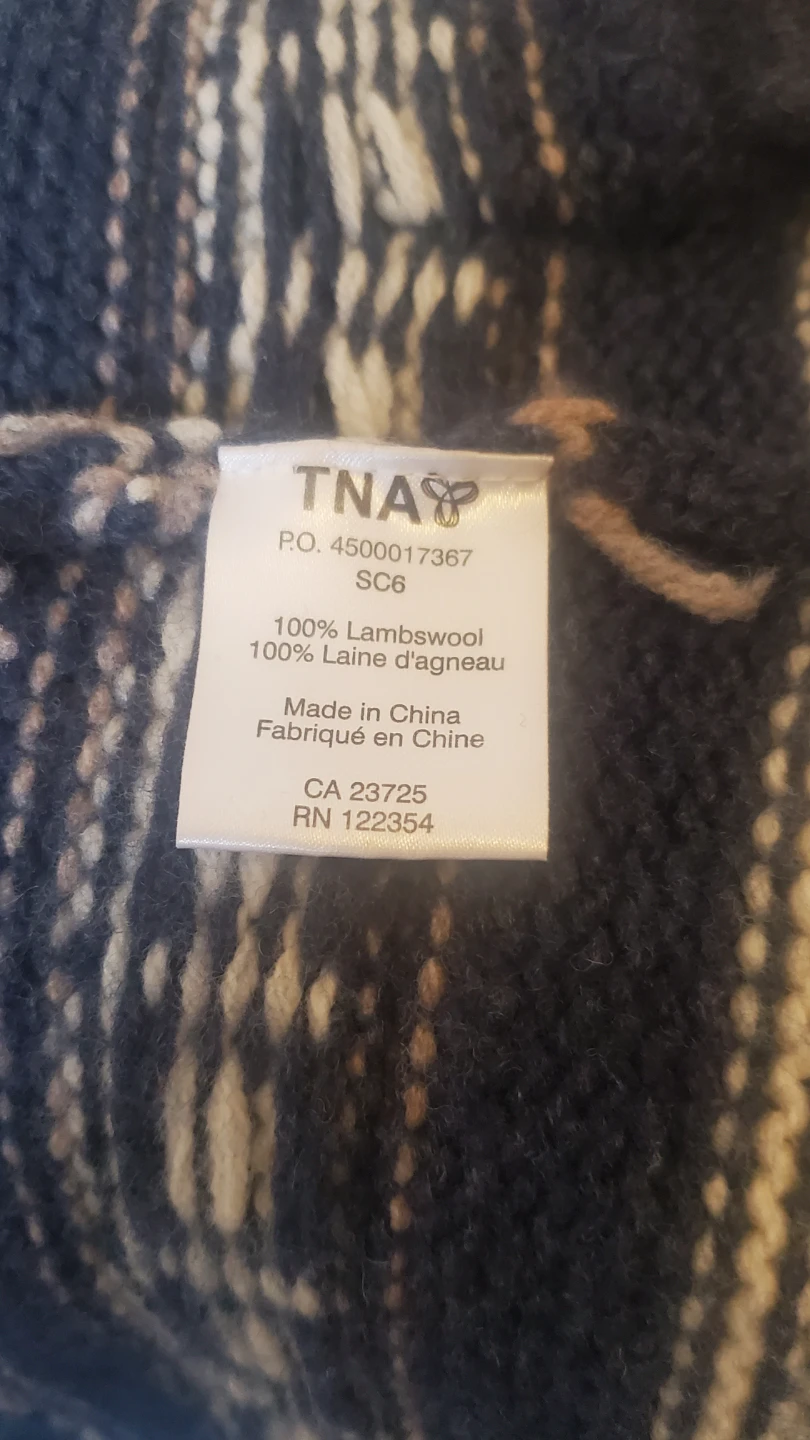 TNA 100% Lambswool Sweater - photo 3
