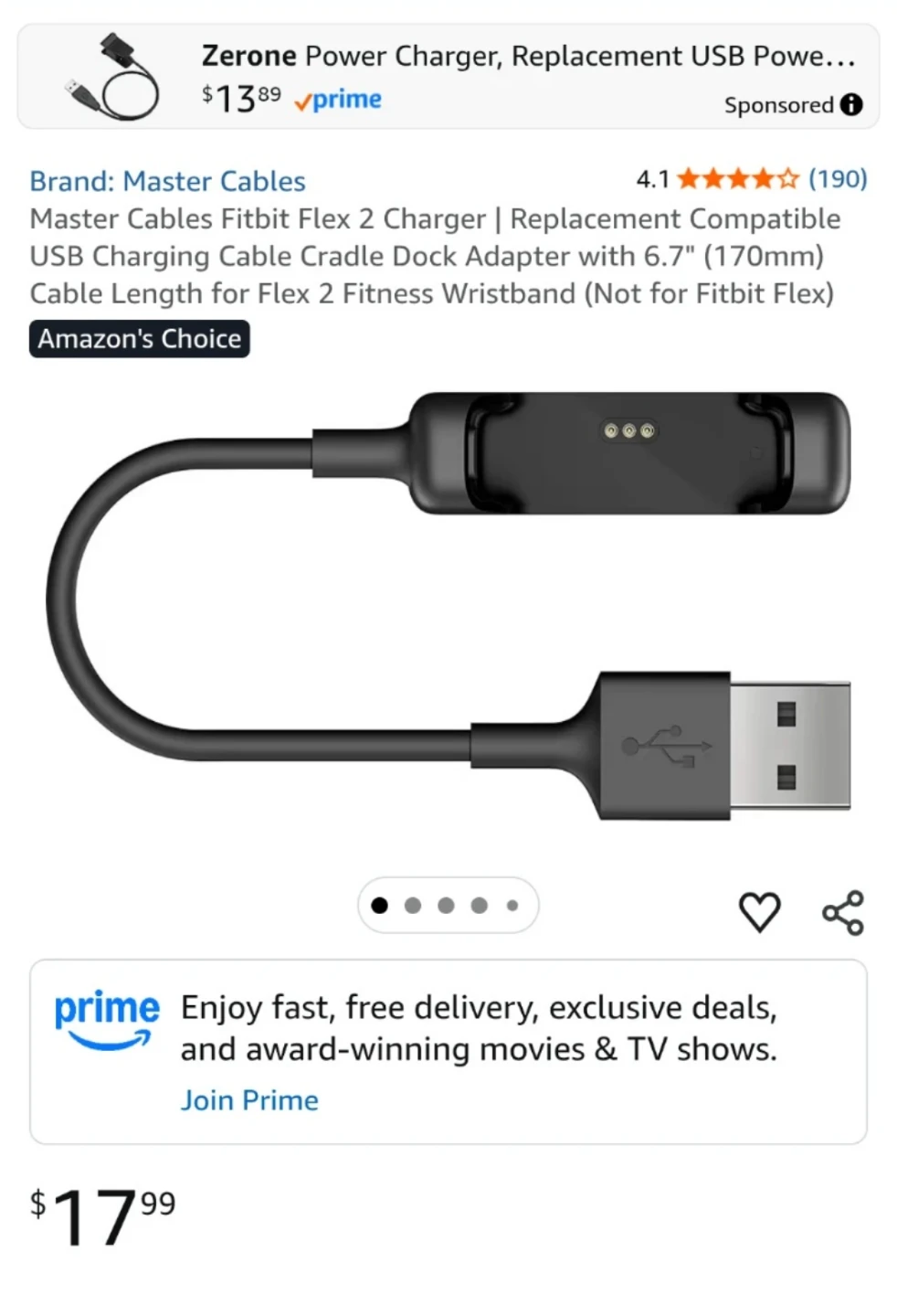 (NEW) Fitbit Flex 2 Fitness Wristband  & charging cable - photo 4