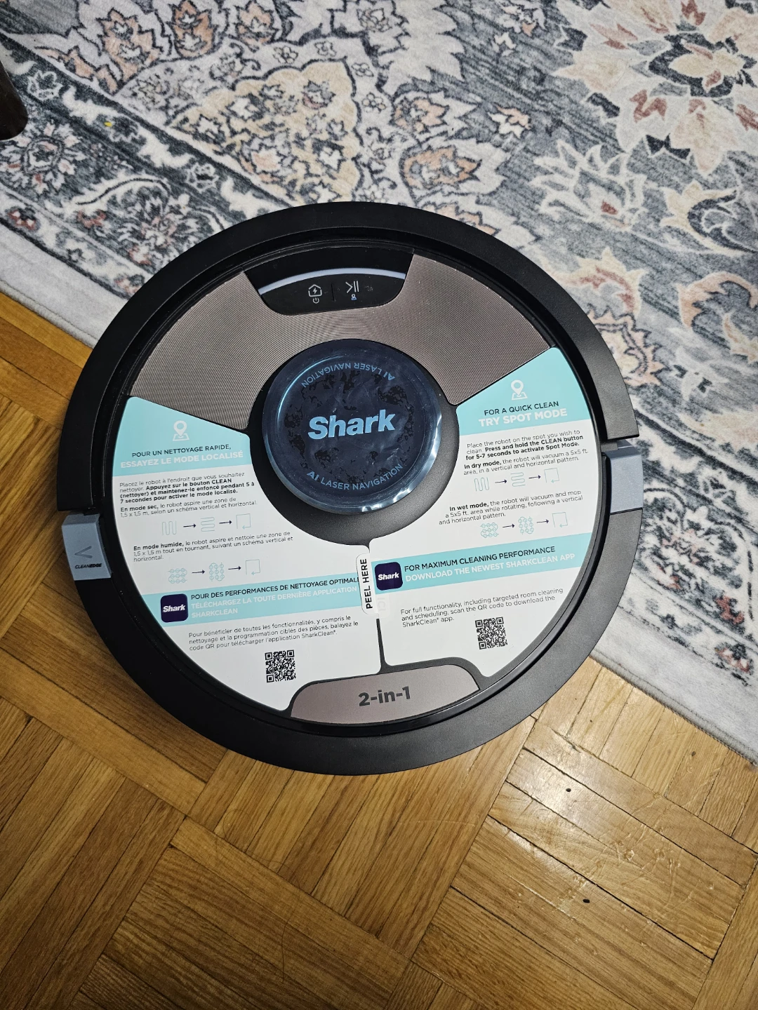 Shark AI Ultra 2-in-1 Robot Vacuum and Mop RV2610WDCA