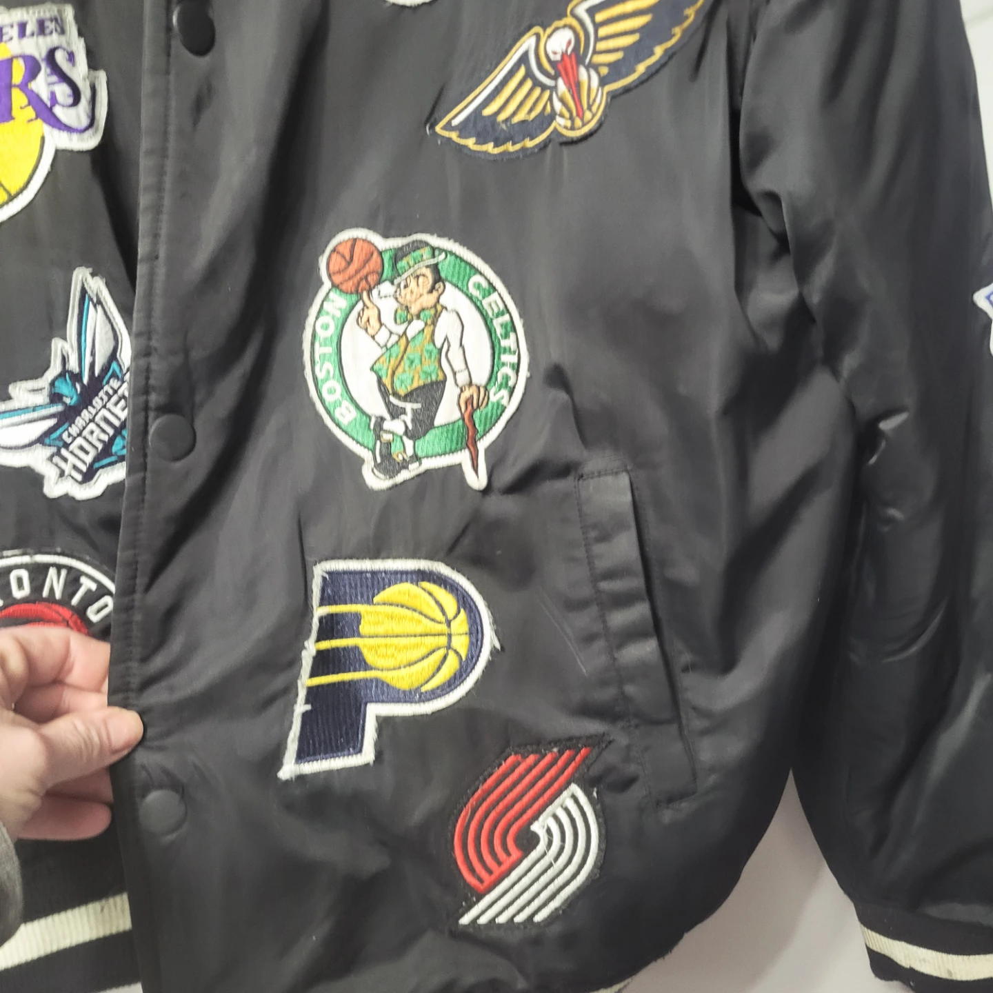 NBA All-Star Patches Bomber Jacket - photo 5