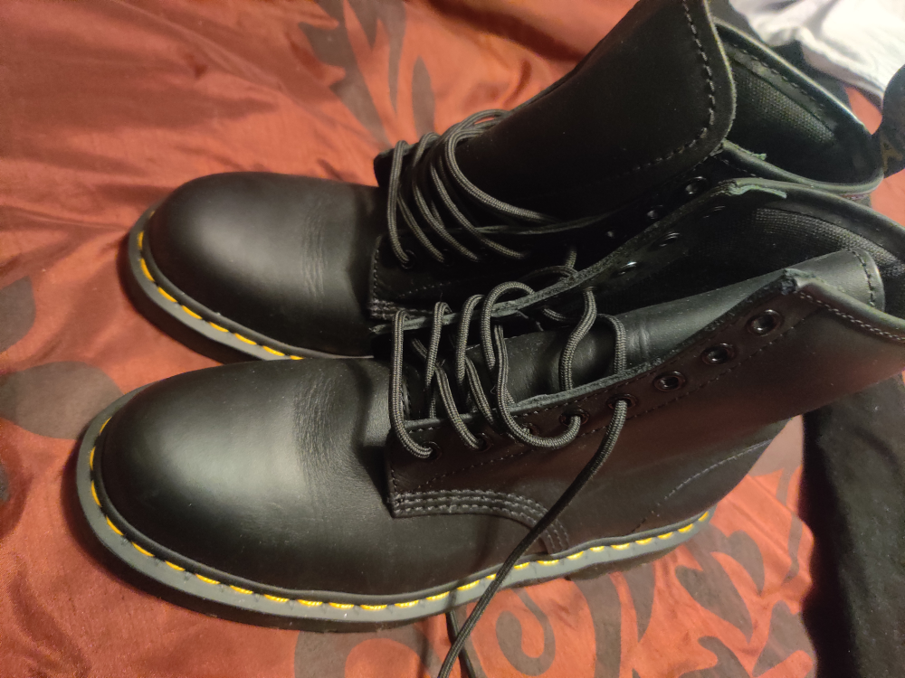 Dr. Martens Black Leather Lace-Up Boots - photo 4