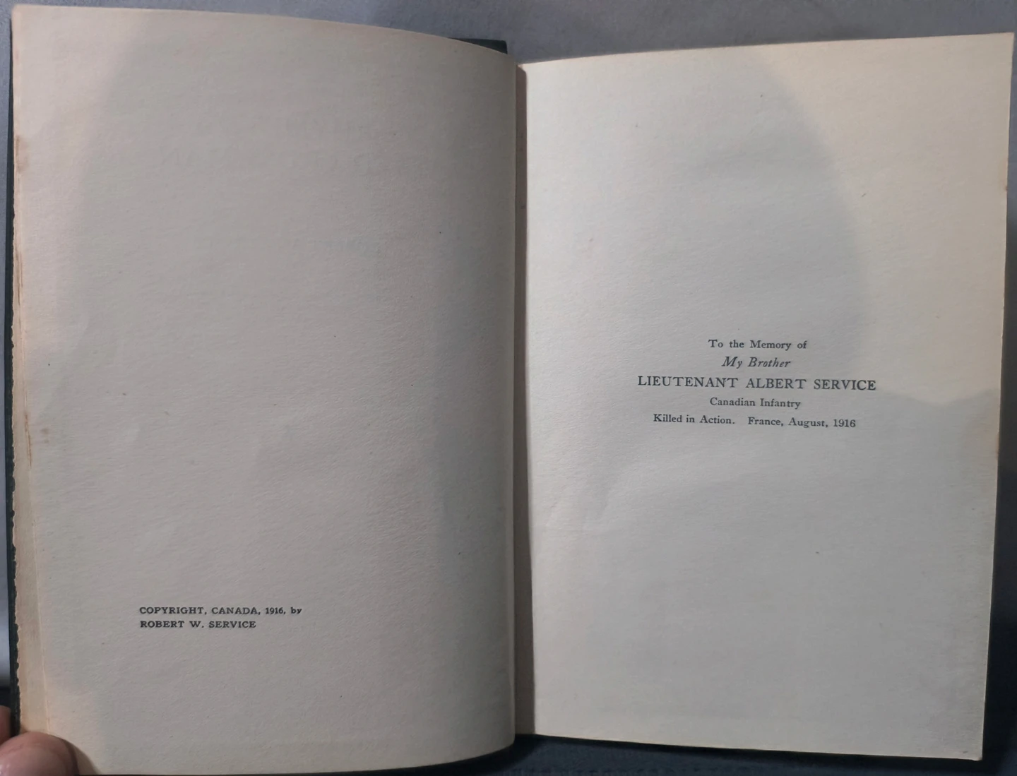 "Rhymes Of A Red Cross Man" 1st edition (1916) - photo 5