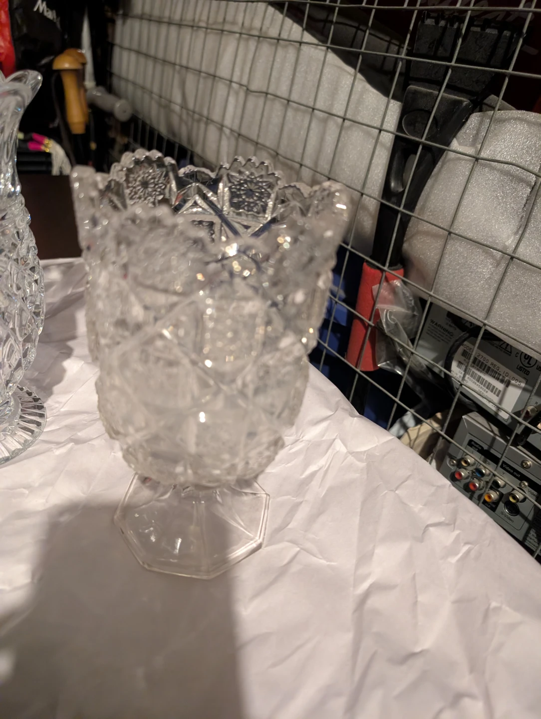 Clear Crystal Glass Vase - photo 2
