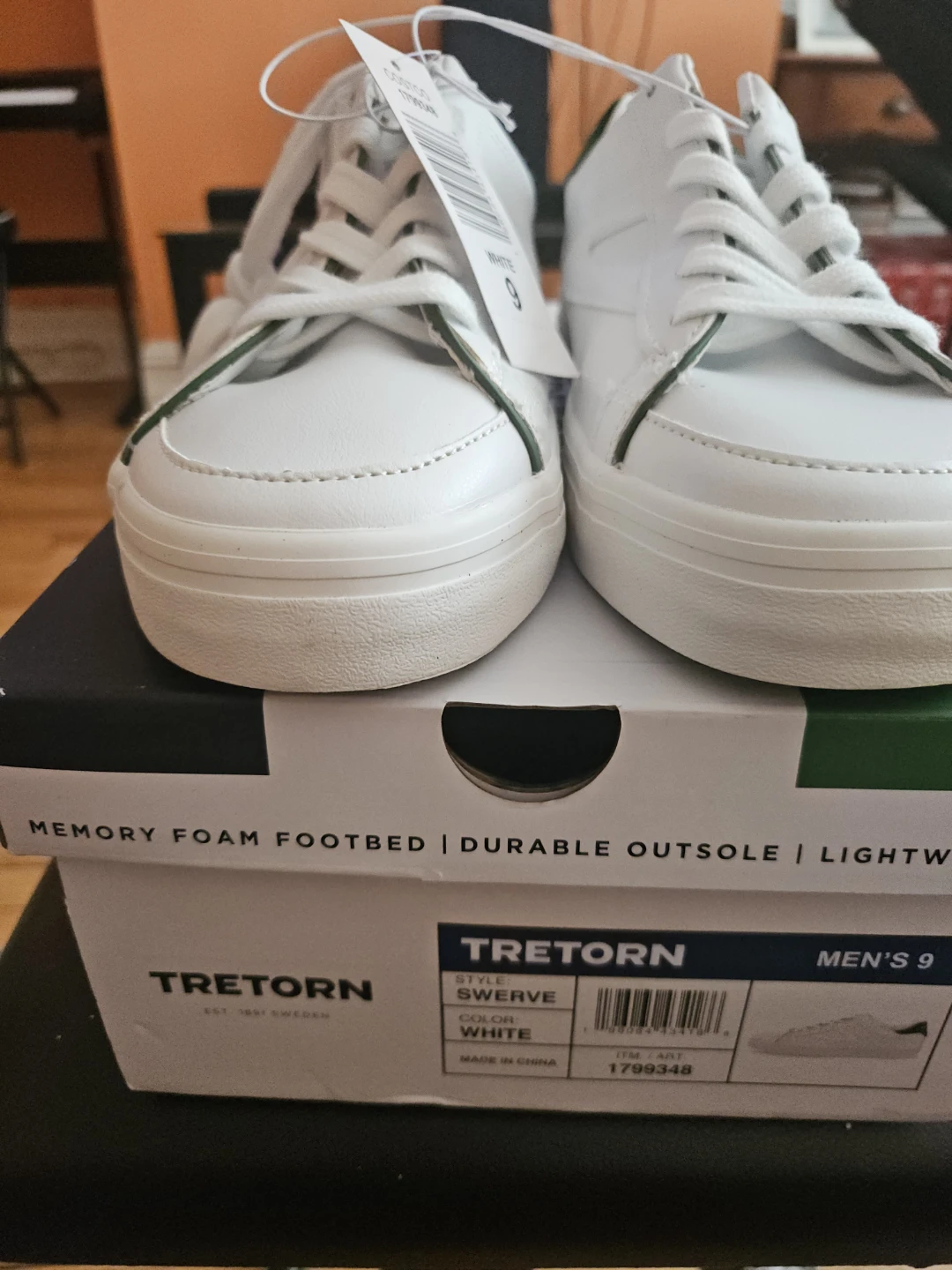 Tretorn Swerve Sneakers Men's Size 9 White