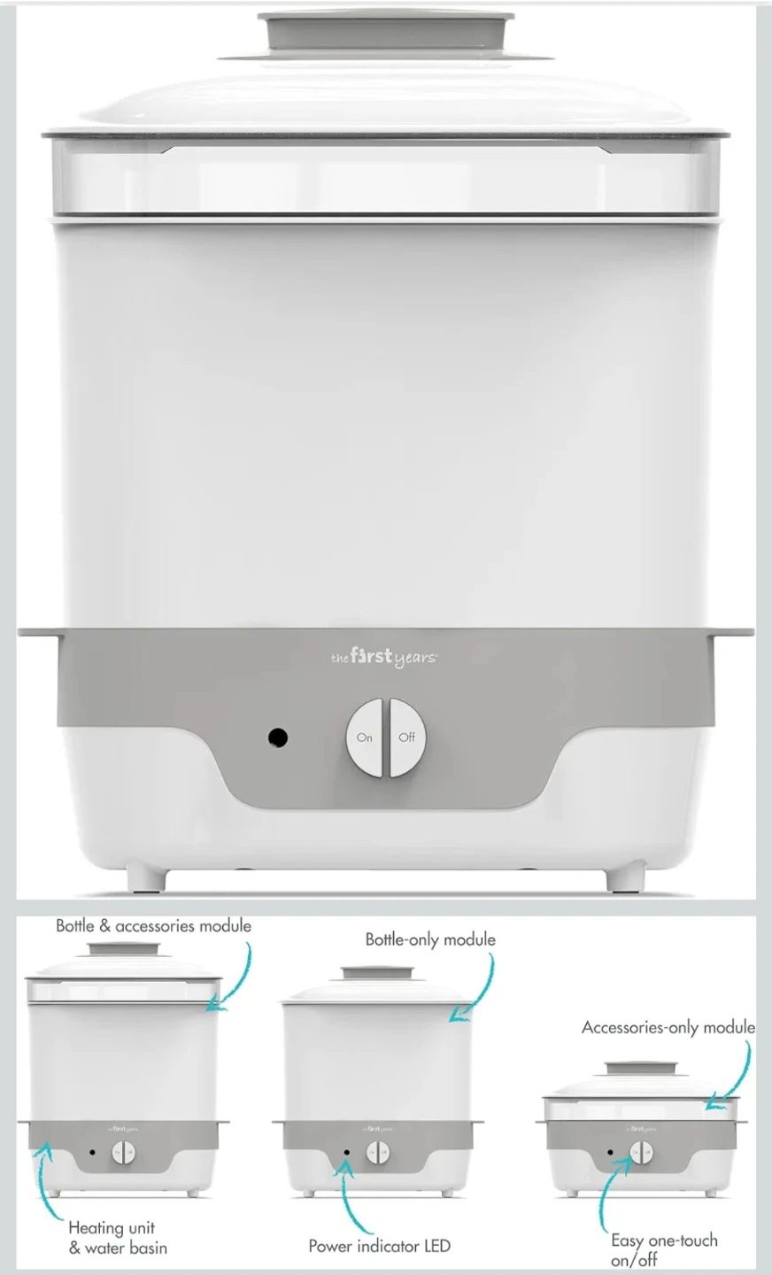 The First Years Bottle & Accessory Steamer Sterilizer