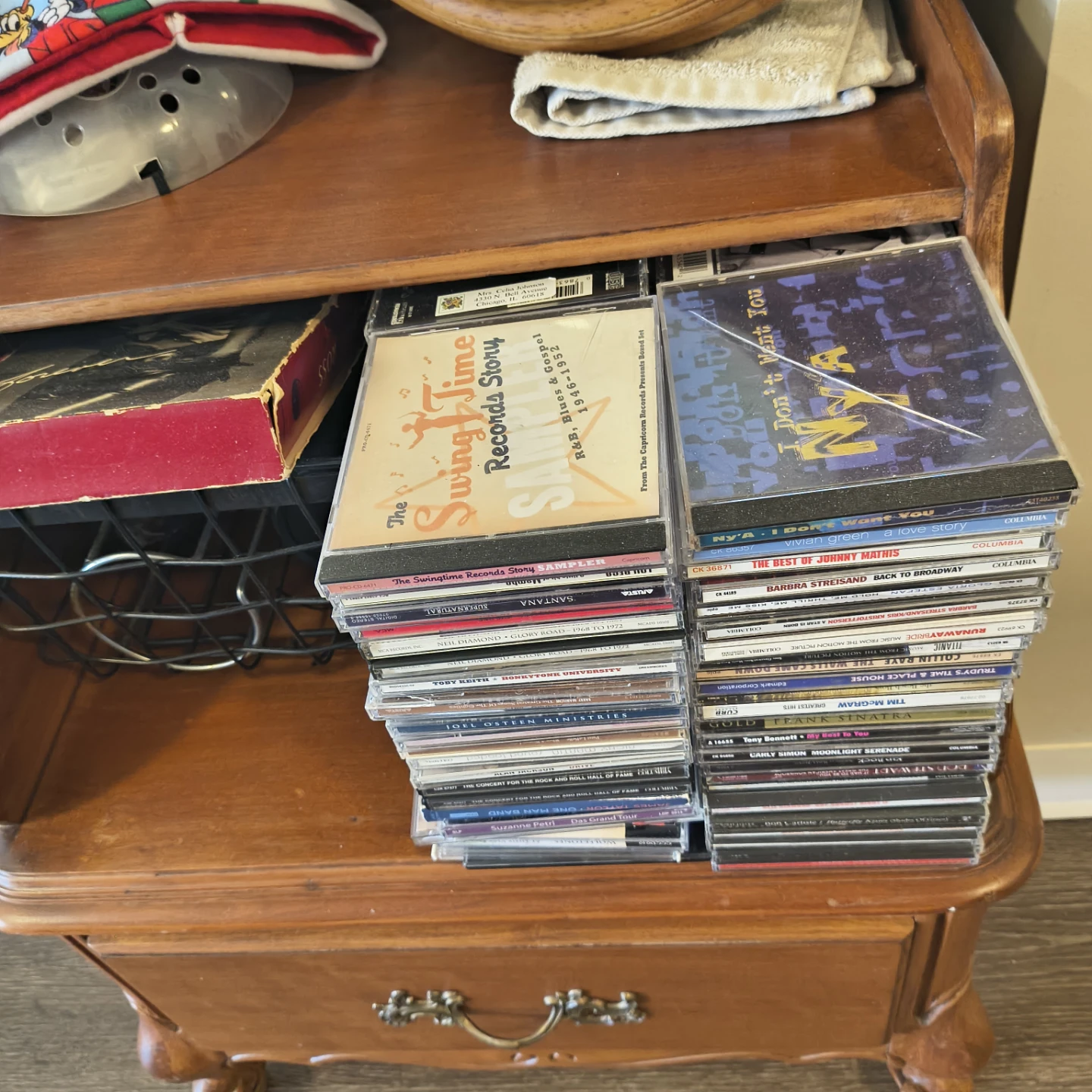 collection of CD's and 45's - photo 3