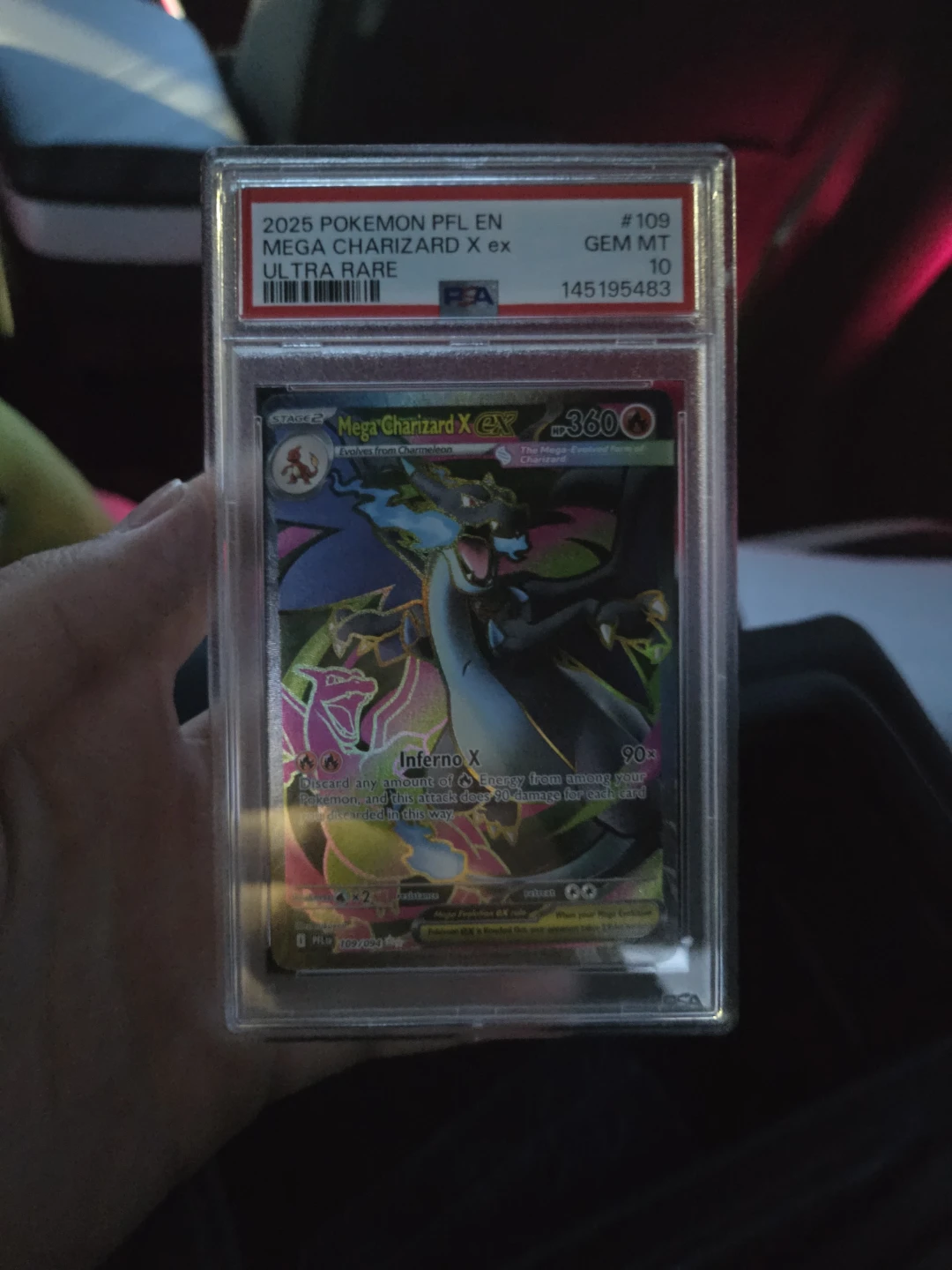 Pokemon Mega Charizard X EX Ultra Rare Trading Card