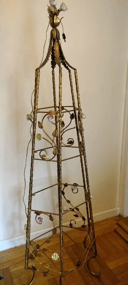 Vintage kitchen/garden iron stand