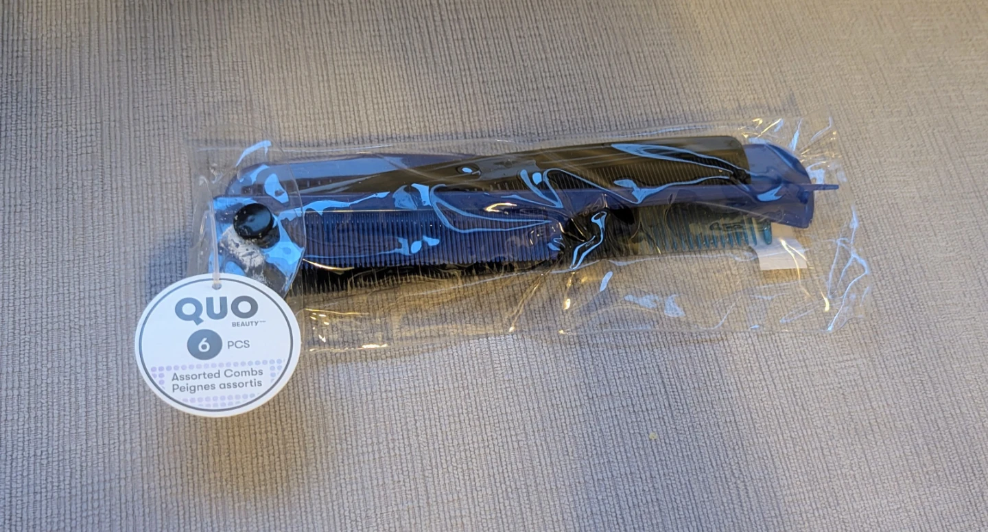 Brand QUO BEAUTY Assorted Combs - 6 Piece Set - photo 2