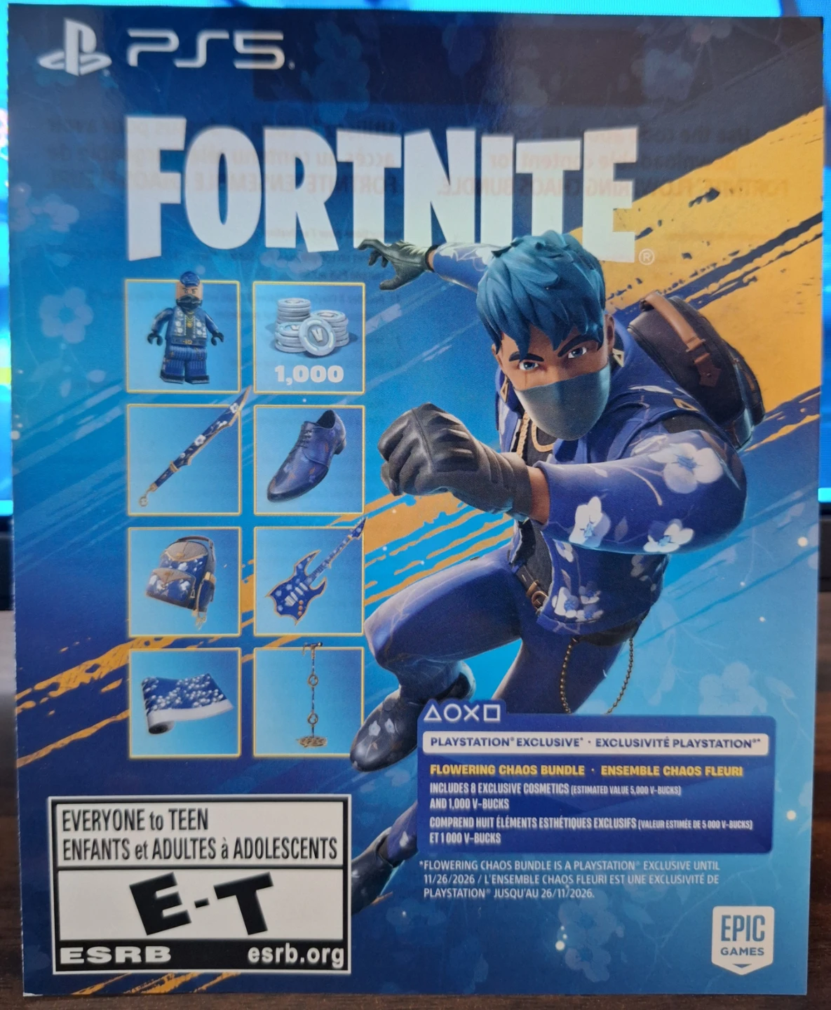 🥕 Fortnite Flowering Chaos Bundle for PS5
