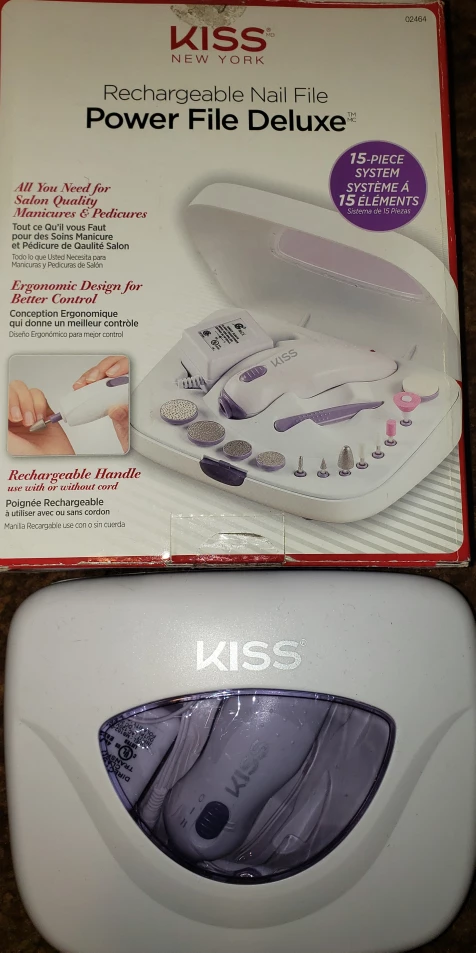 KISS New York Rechargeable Nail File Power File Deluxe - photo 2