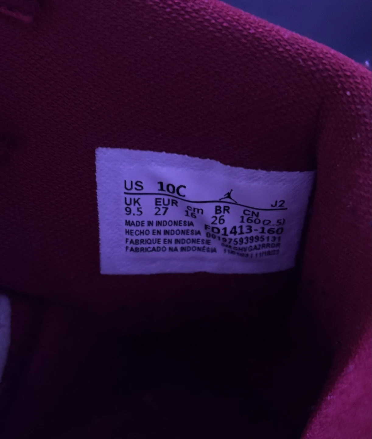 Nike Air Jordan 1 Mid Sneakers - White and Burgundy - photo 4
