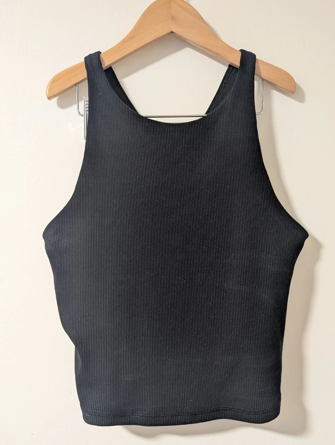 Joe Fresh Active Black Ribbed Tank Top XS/TP - photo 2