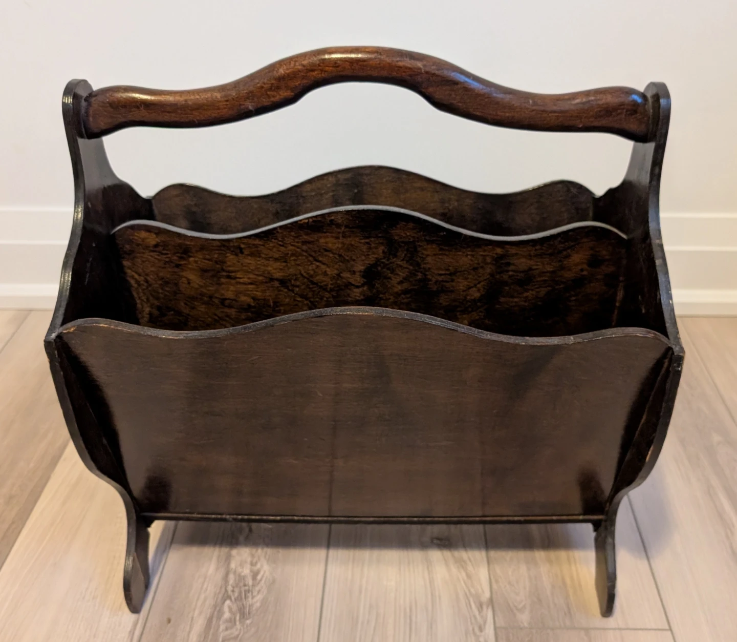 Magazine Rack vintage wood