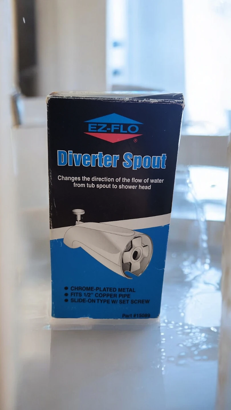 EZ-FLO Diverter Spout for Bathtub