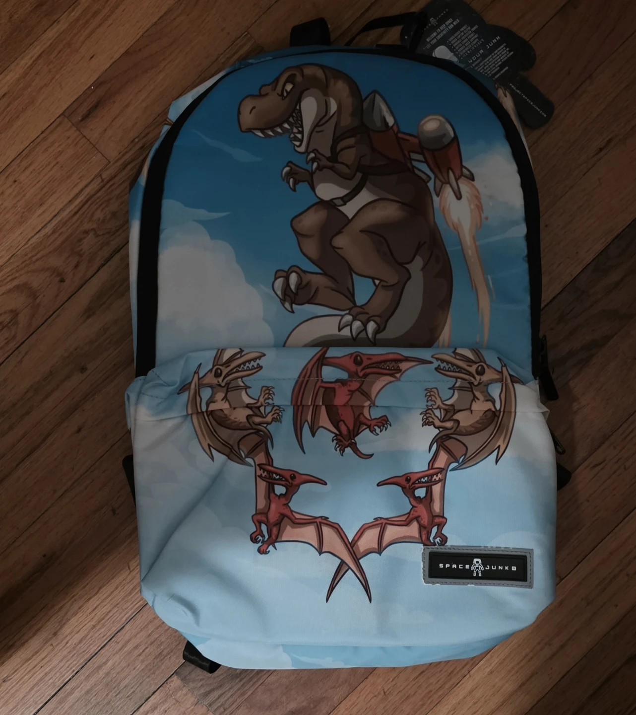 Space Junk Dinosaur Backpack