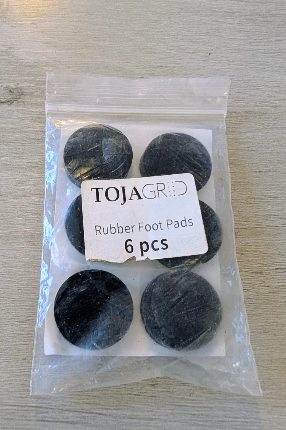 Brand New Rubber Foot Pads for Furniture - 6 pcs