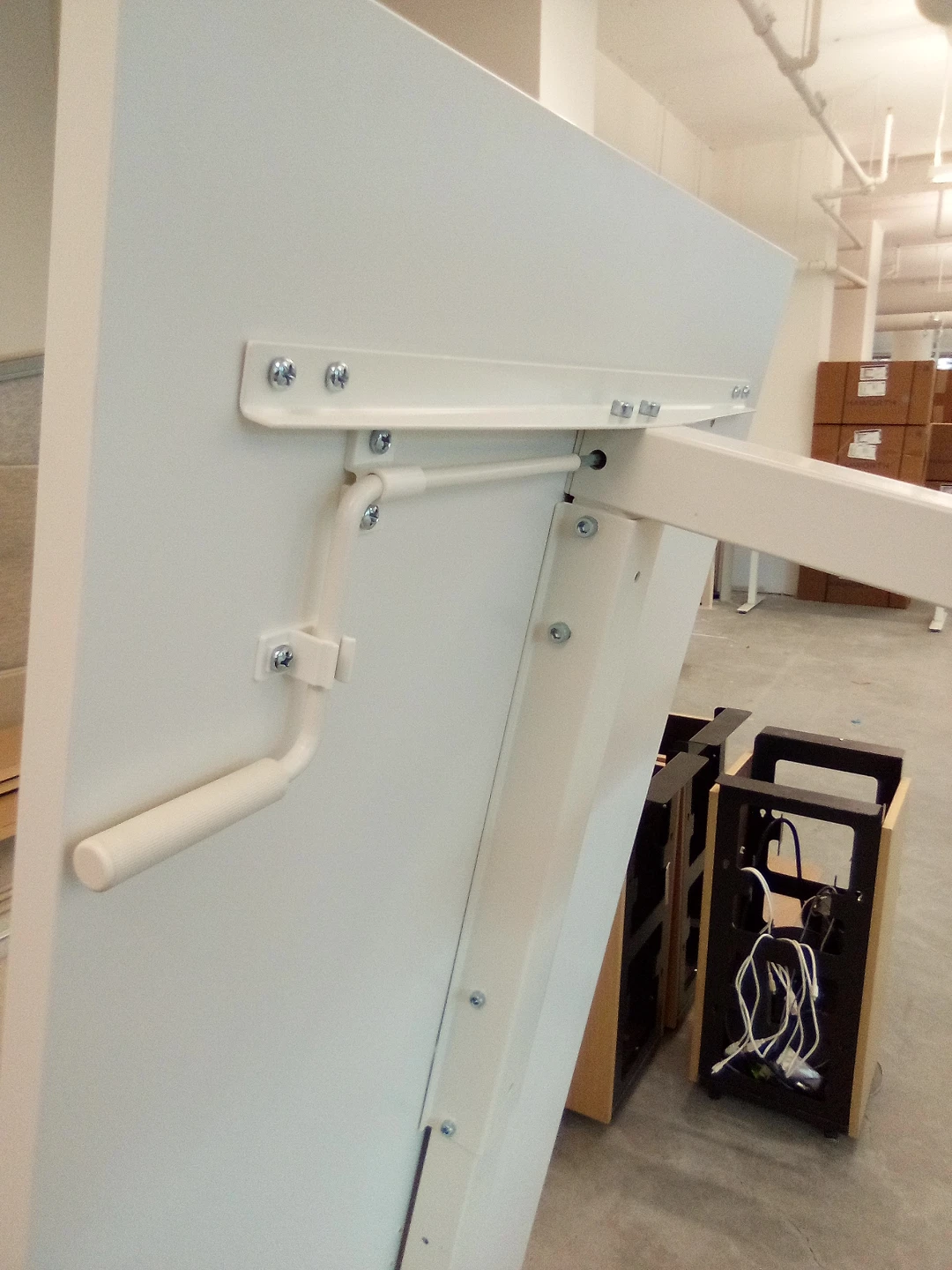 Adjustable Standing Desk - White - photo 4