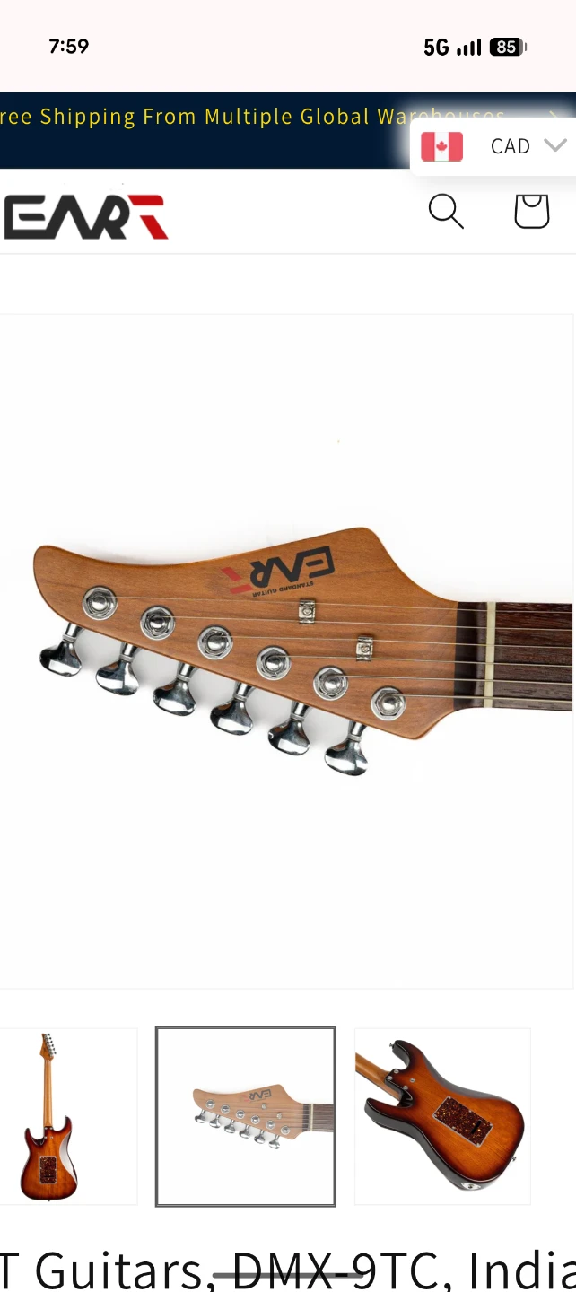 EART Guitars DMX-9TC Electric Guitar - photo 3