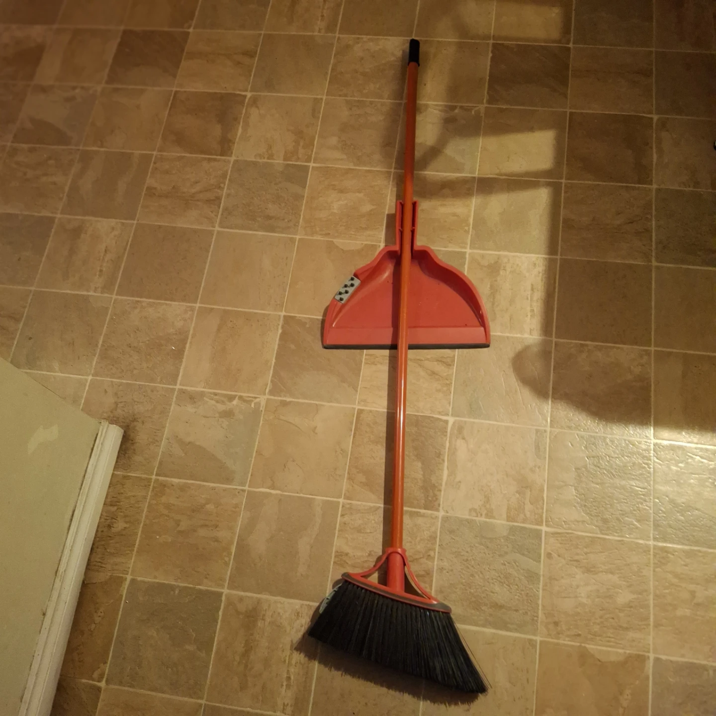 Vileda Double Action Broom with Dustpan - photo 2
