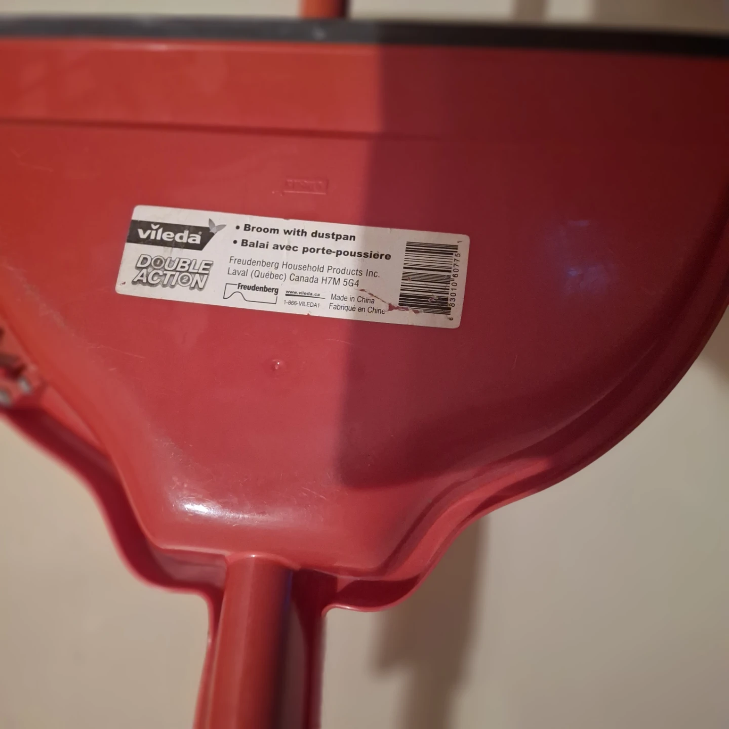Vileda Double Action Broom with Dustpan - photo 3