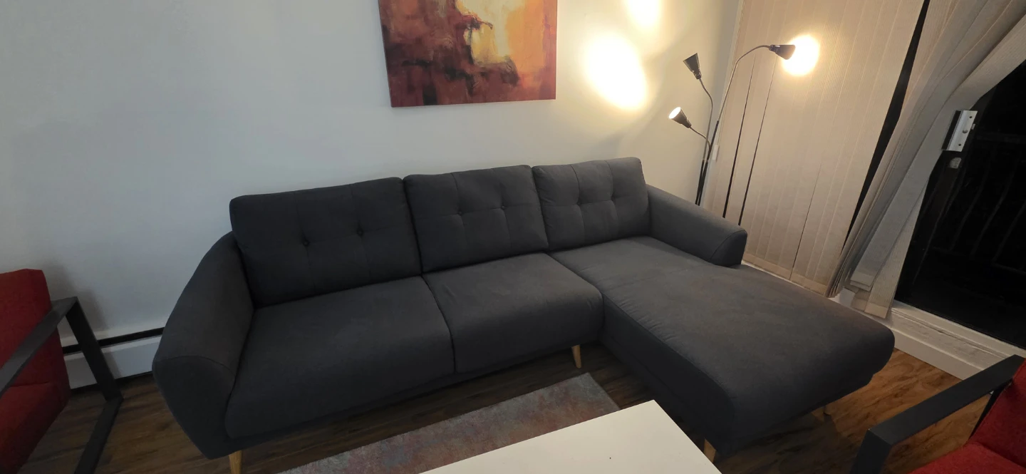 💥MOVING SALE💥Dark Blue-Grey Sectional Sofa🥕 - photo 4